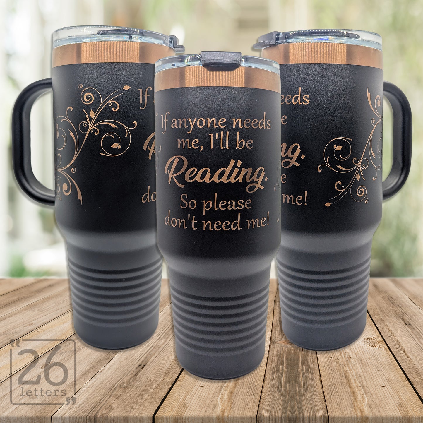 40 oz Travel Mugs - Rose Gold