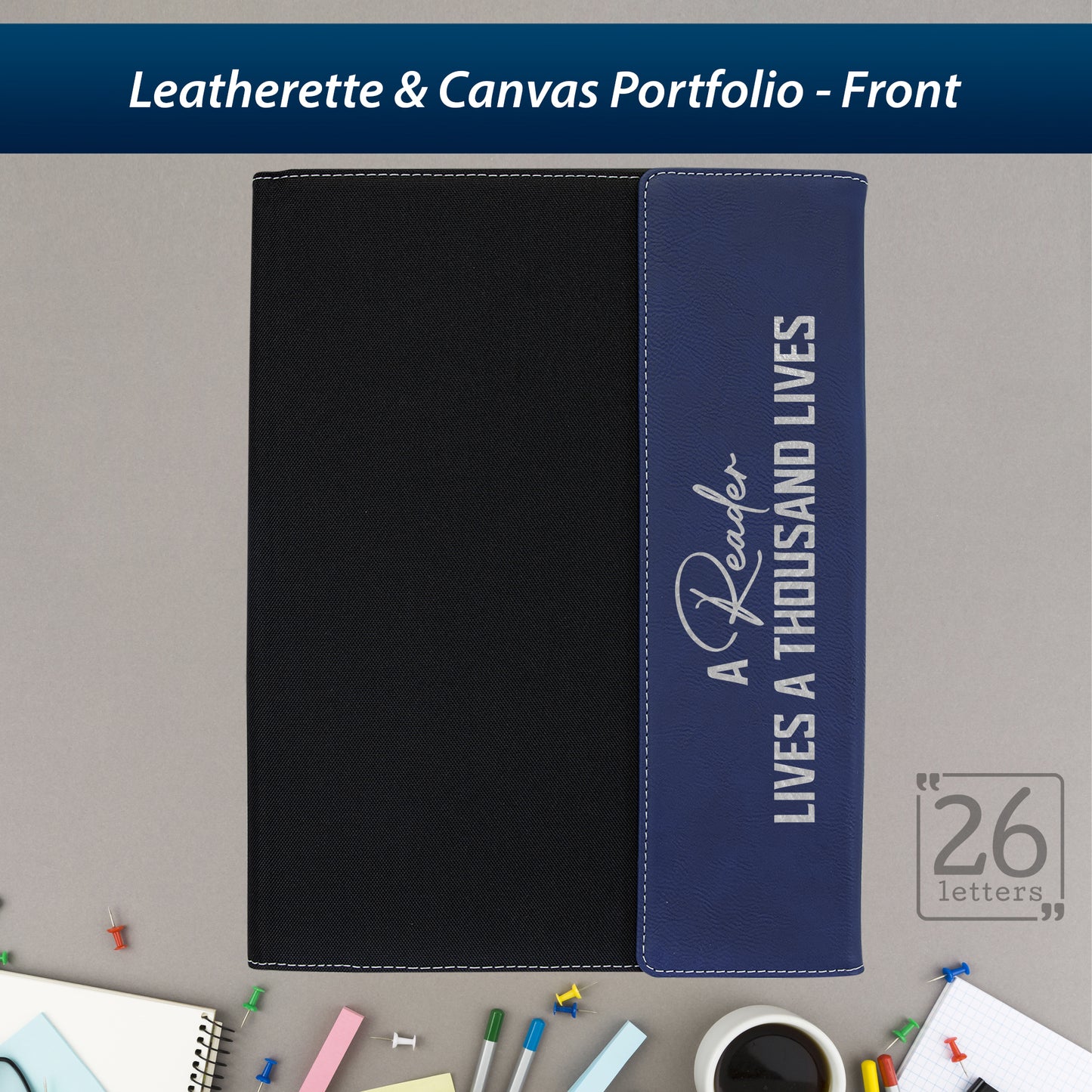 Thousand Lives - Leatherette and Canvas Portfolios