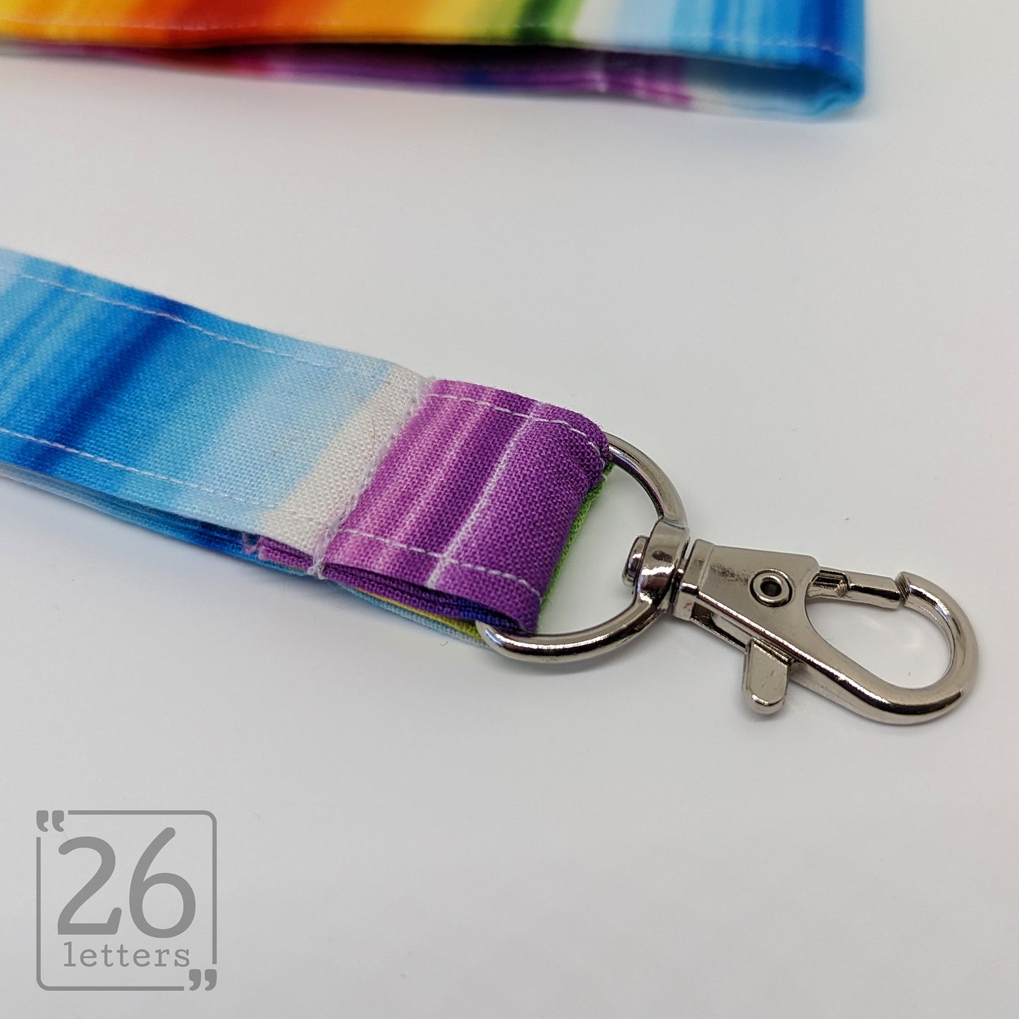 Rainbow Sunset ~ colorful lanyard