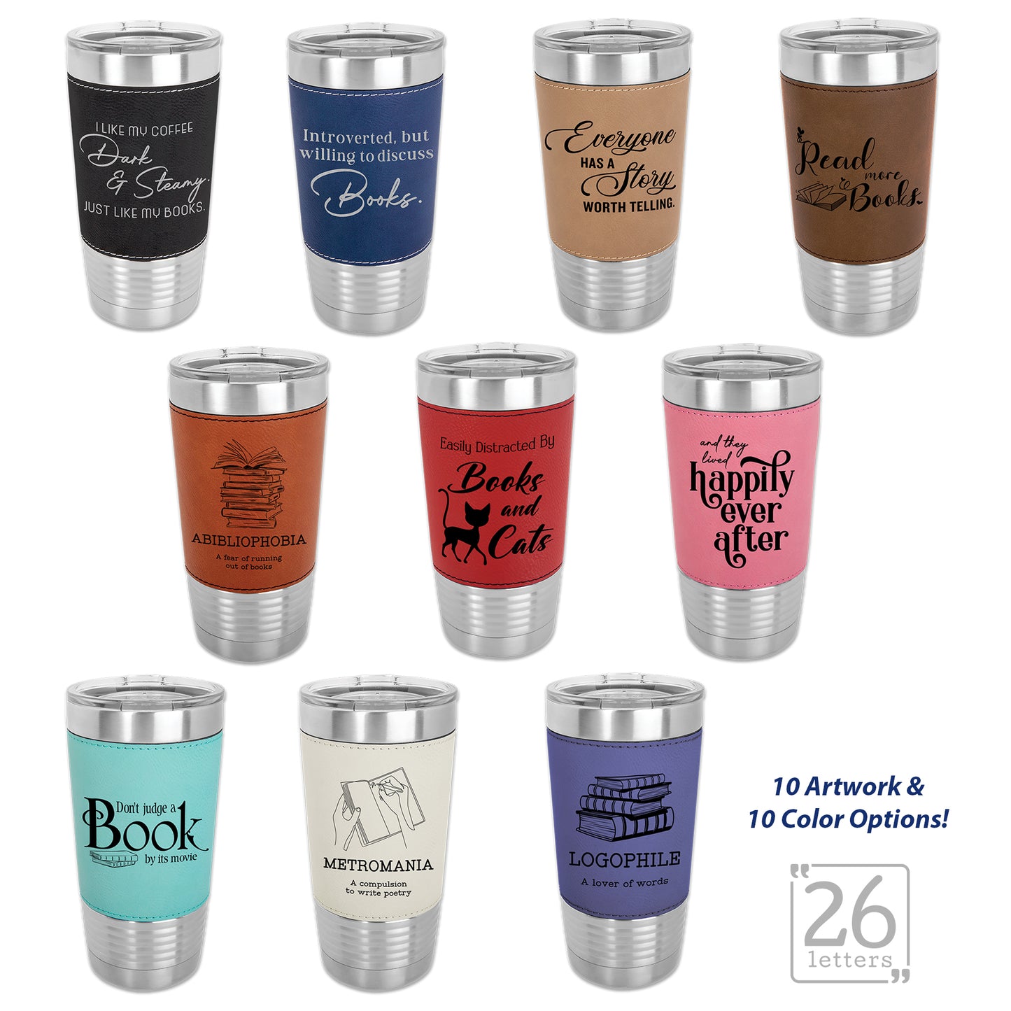 Leatherette Grip Tumblers