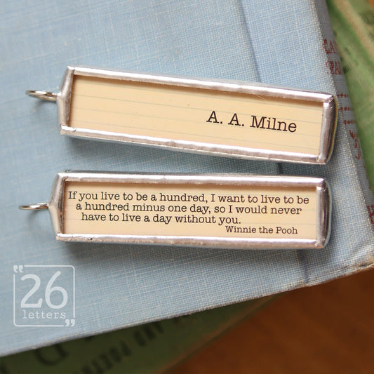 Literary Pendants