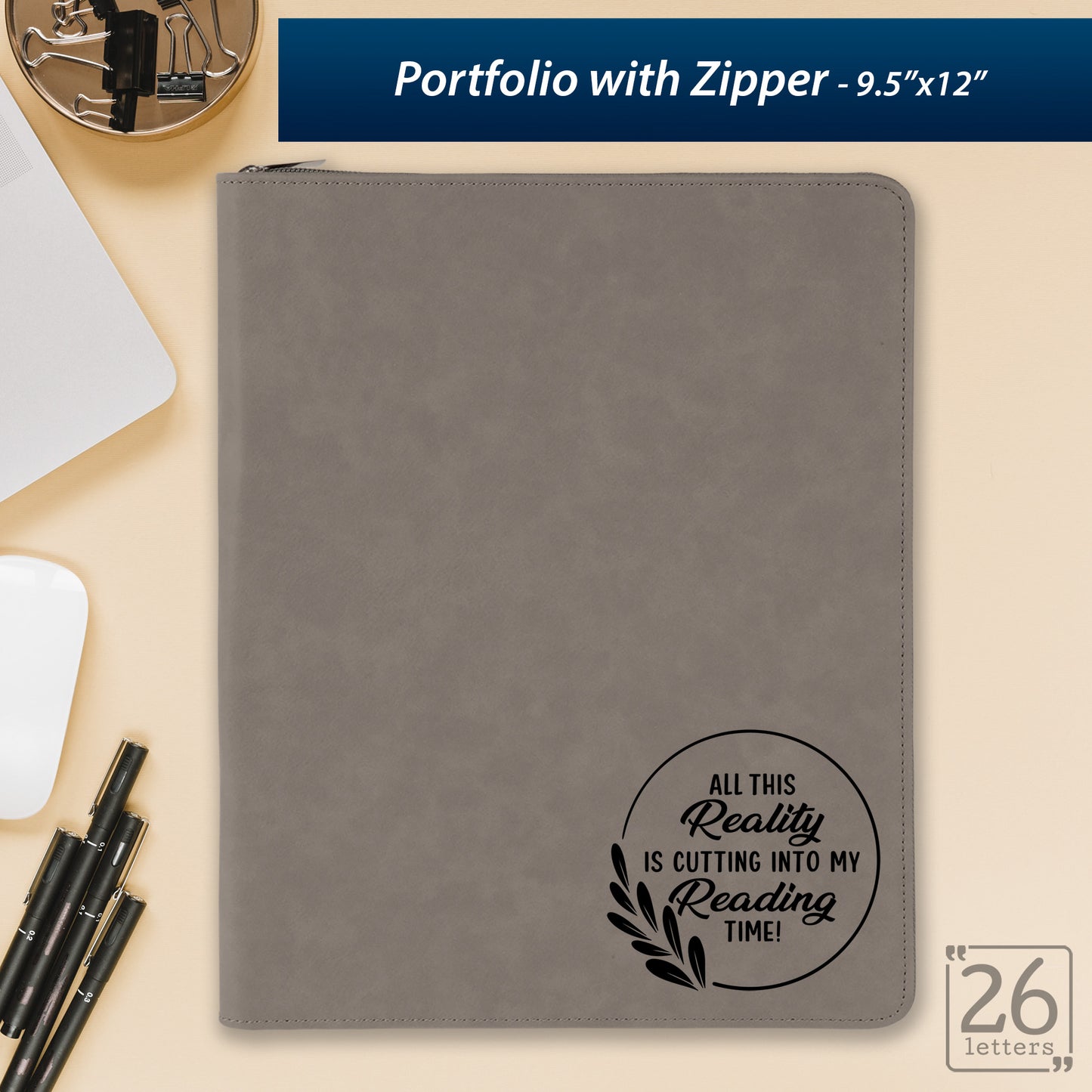 All This Reality - Zippered Portfolio