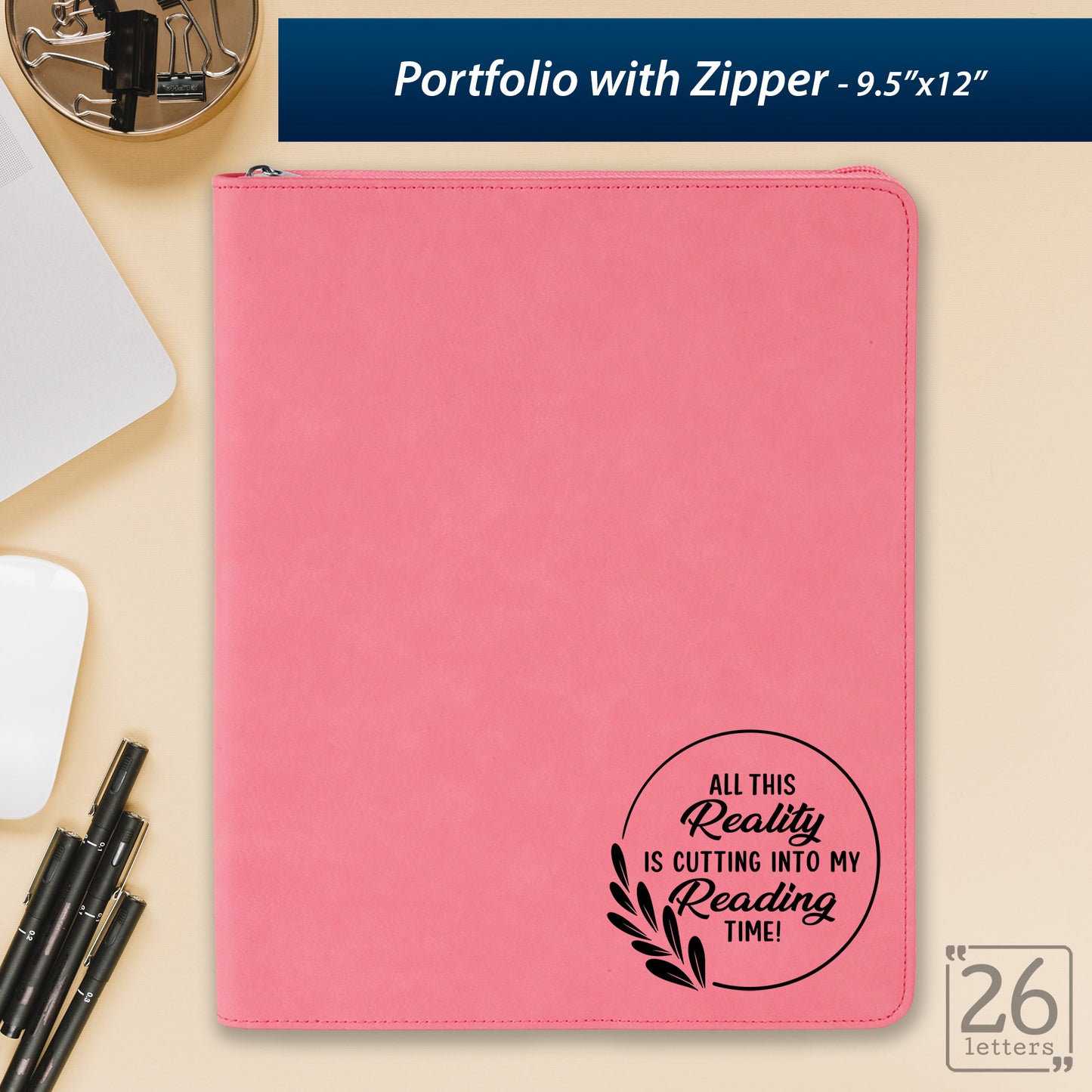 All This Reality - Zippered Portfolio