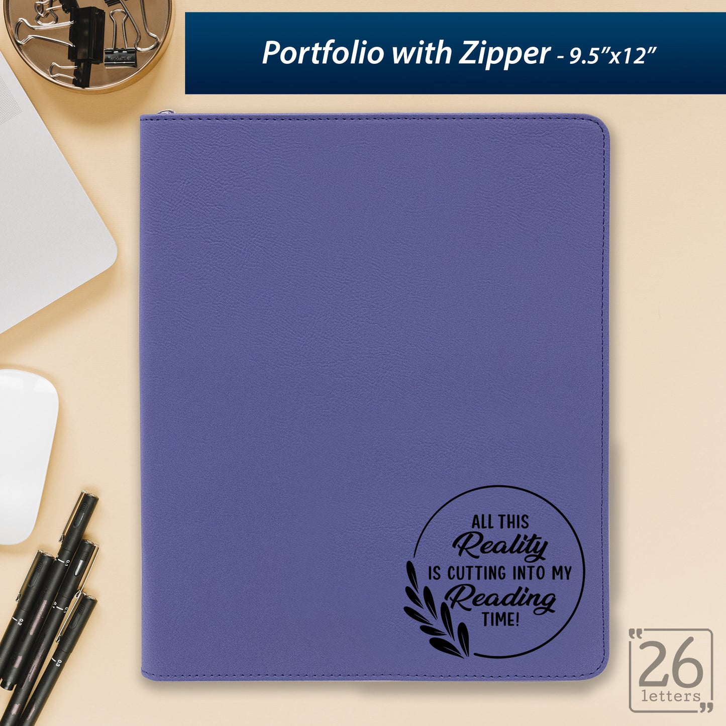 All This Reality - Zippered Portfolio