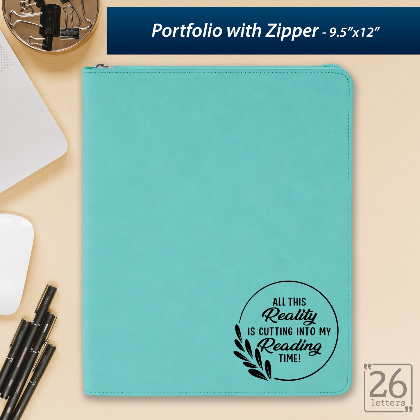 All This Reality - Zippered Portfolio