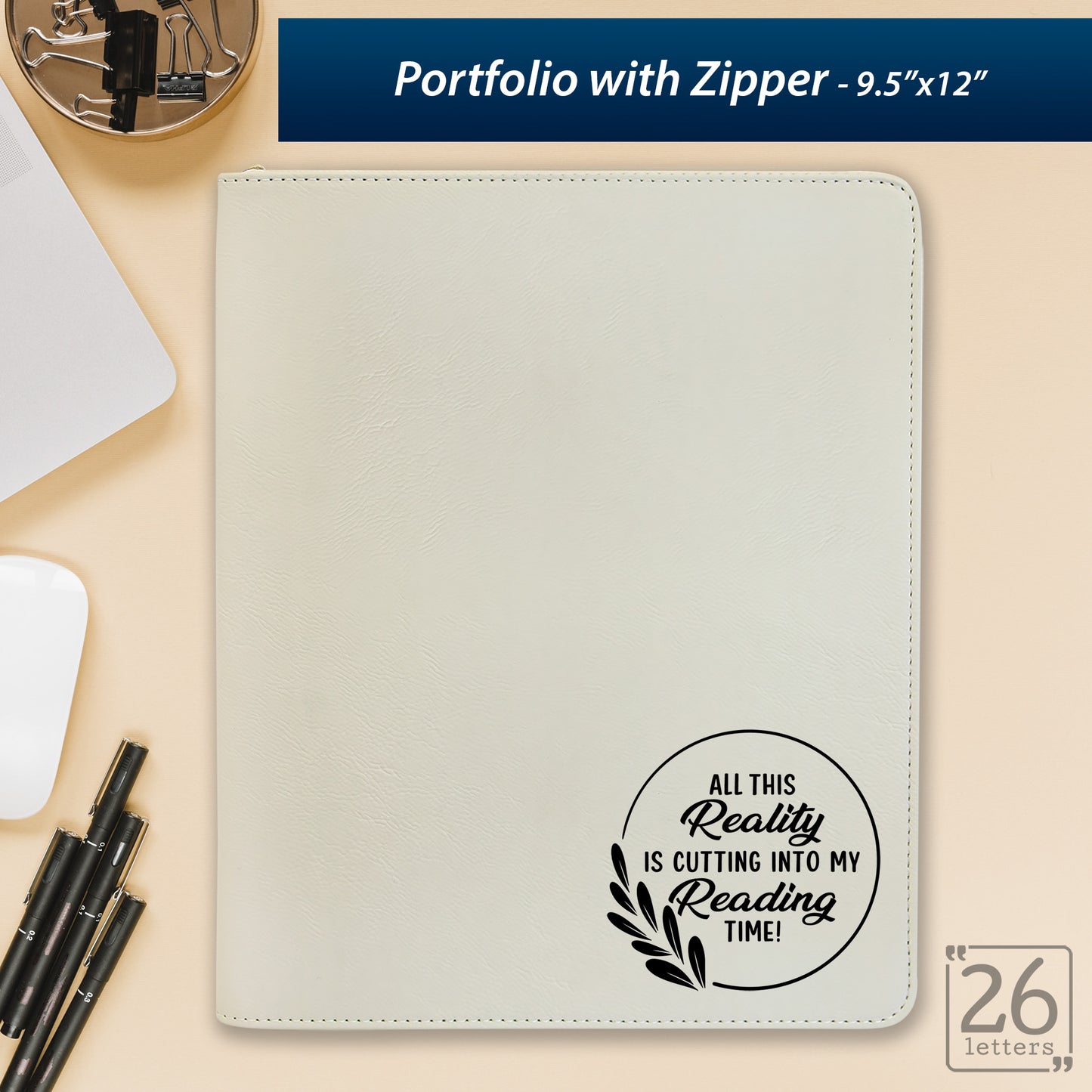 All This Reality - Zippered Portfolio