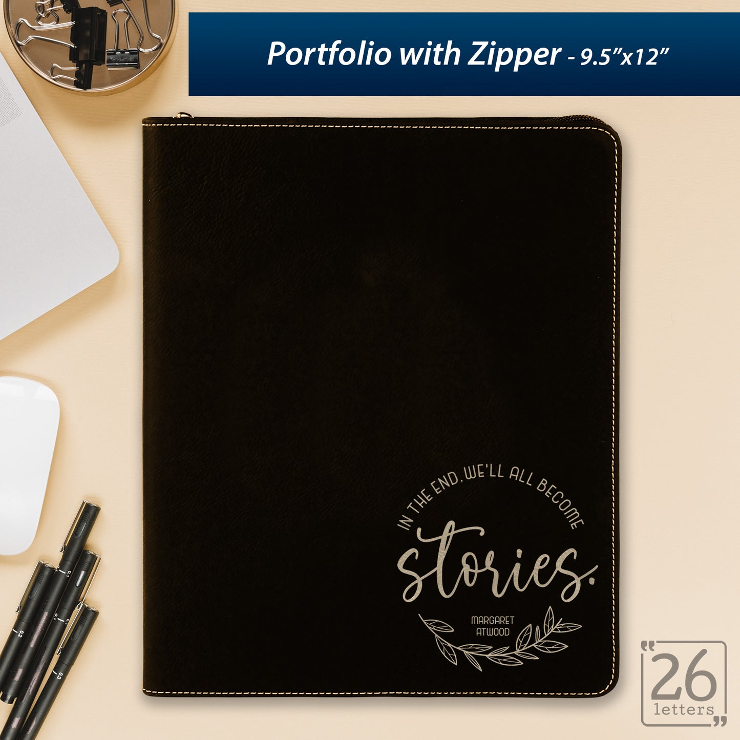 We Will All Become Stories - Zippered Portfolio