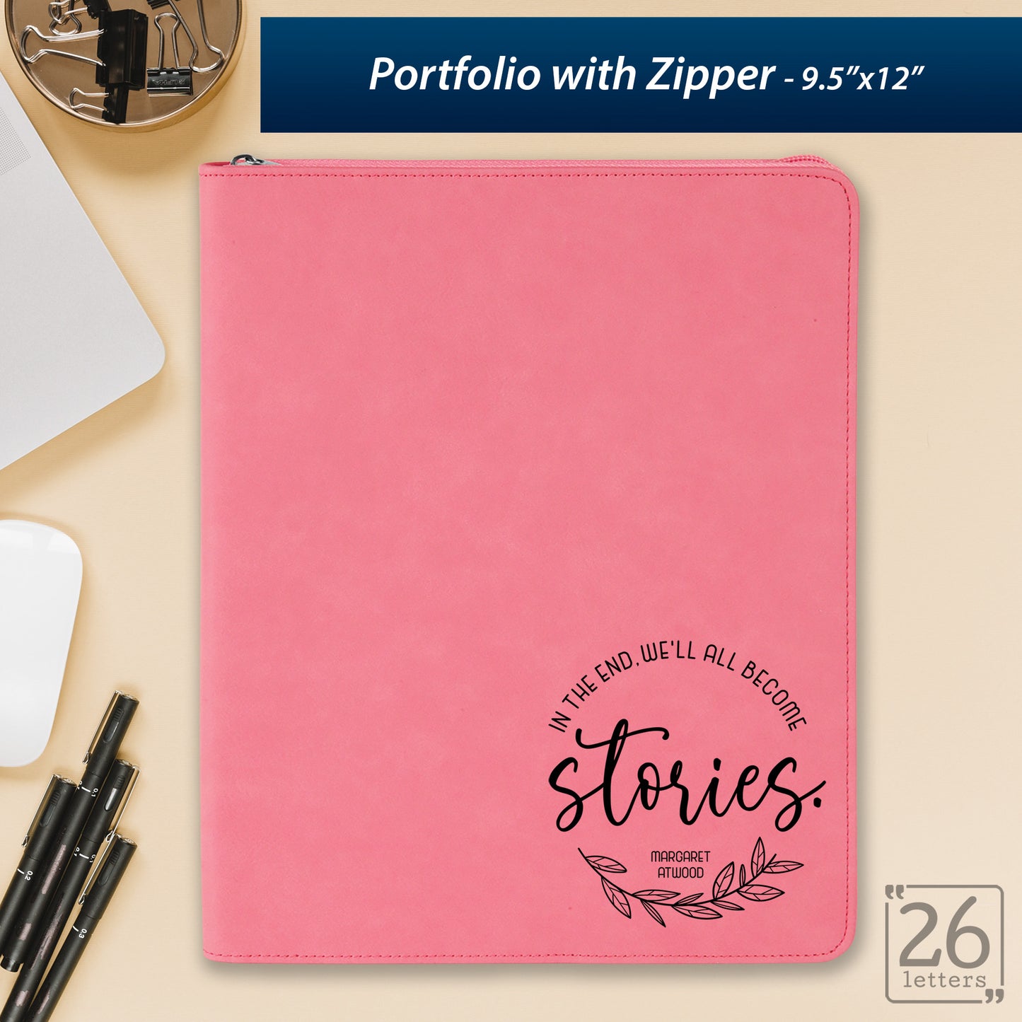 We Will All Become Stories - Zippered Portfolio