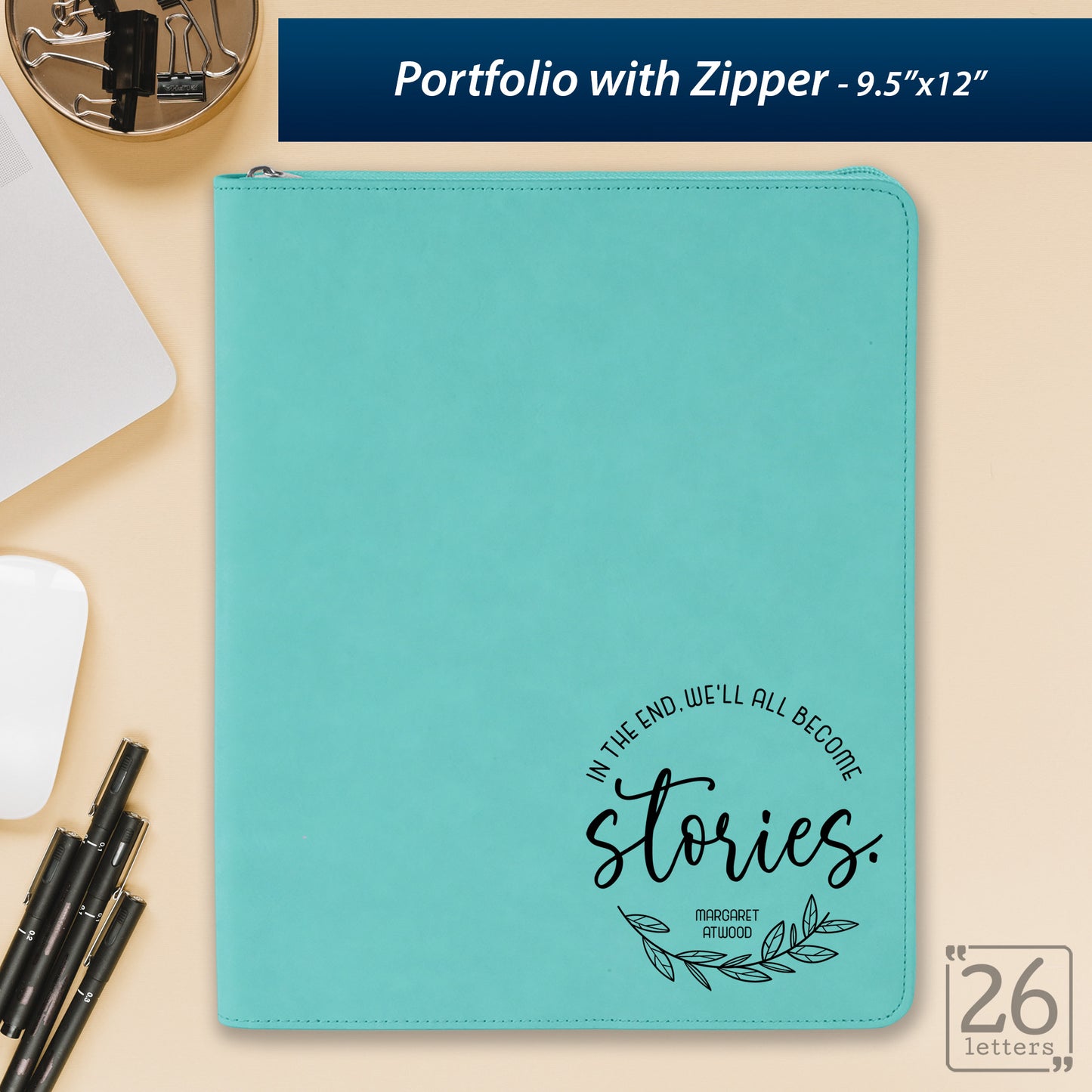 We Will All Become Stories - Zippered Portfolio
