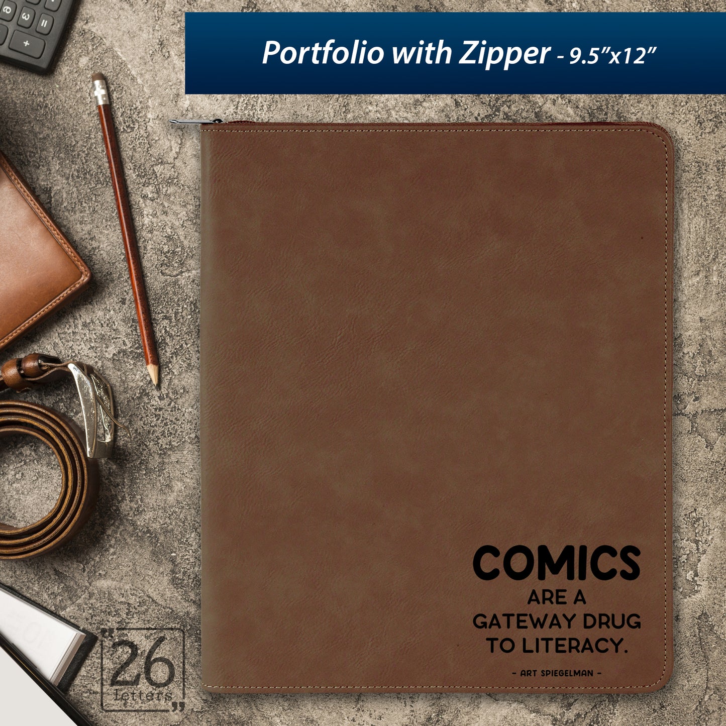 Comics ~ Zippered Portfolio