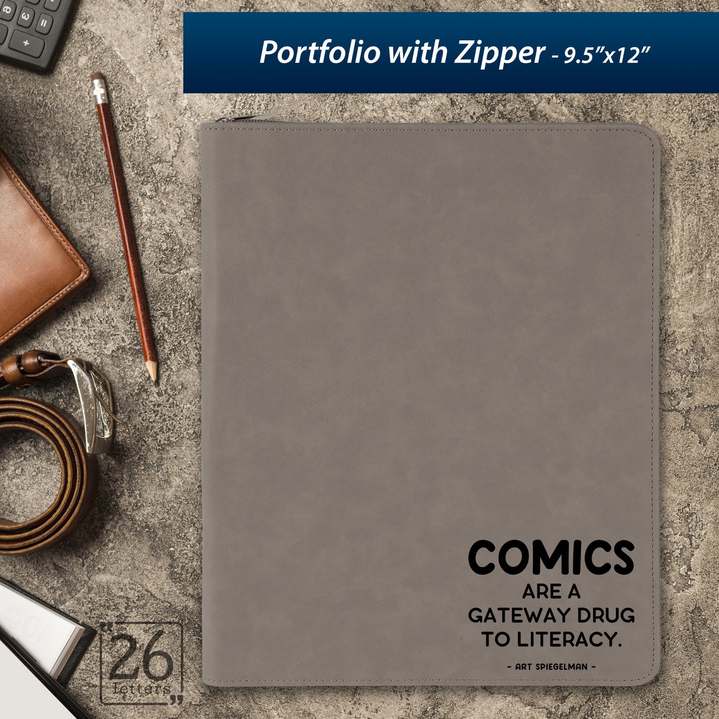 Comics ~ Zippered Portfolio