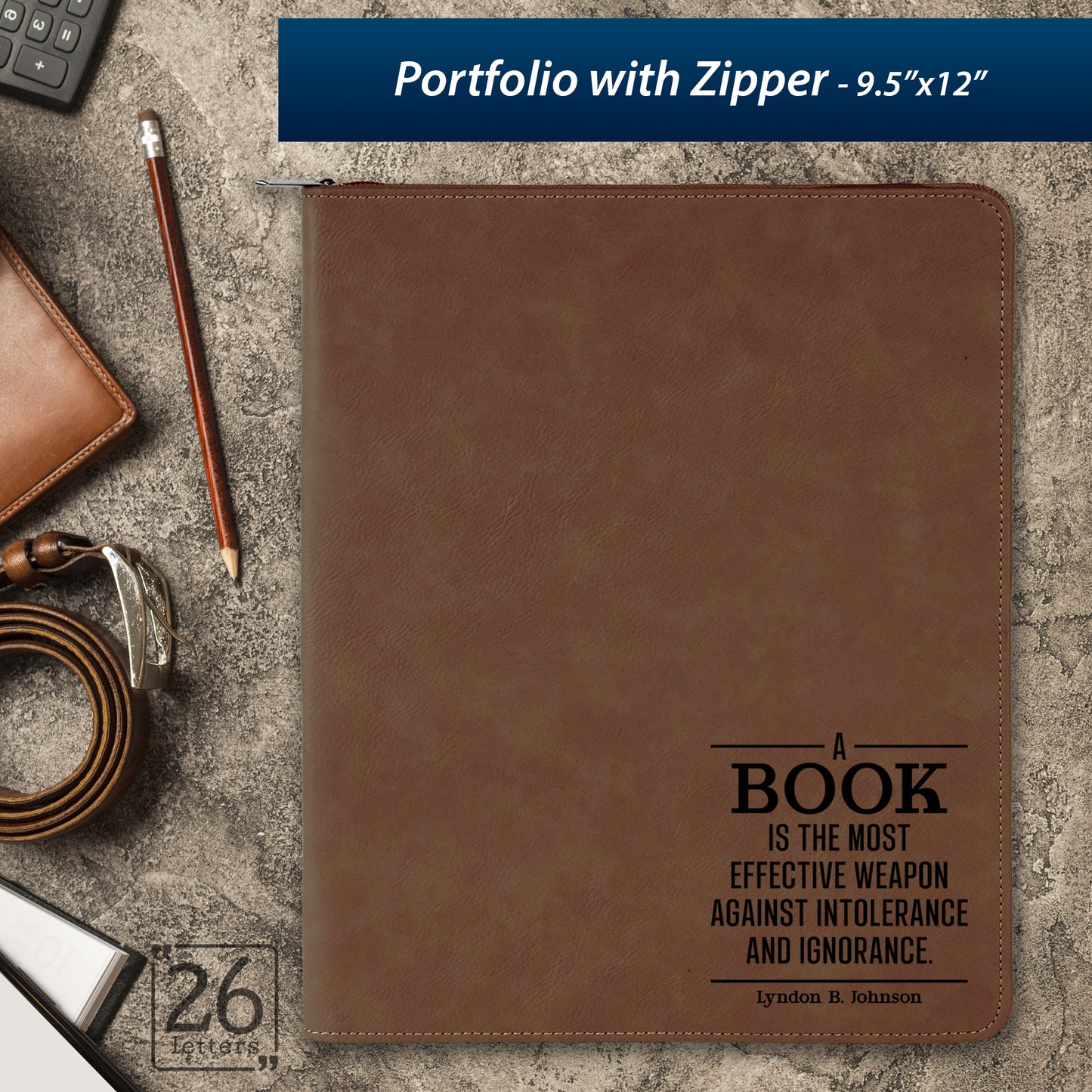 Effective Weapon ~ Zippered Portfolio