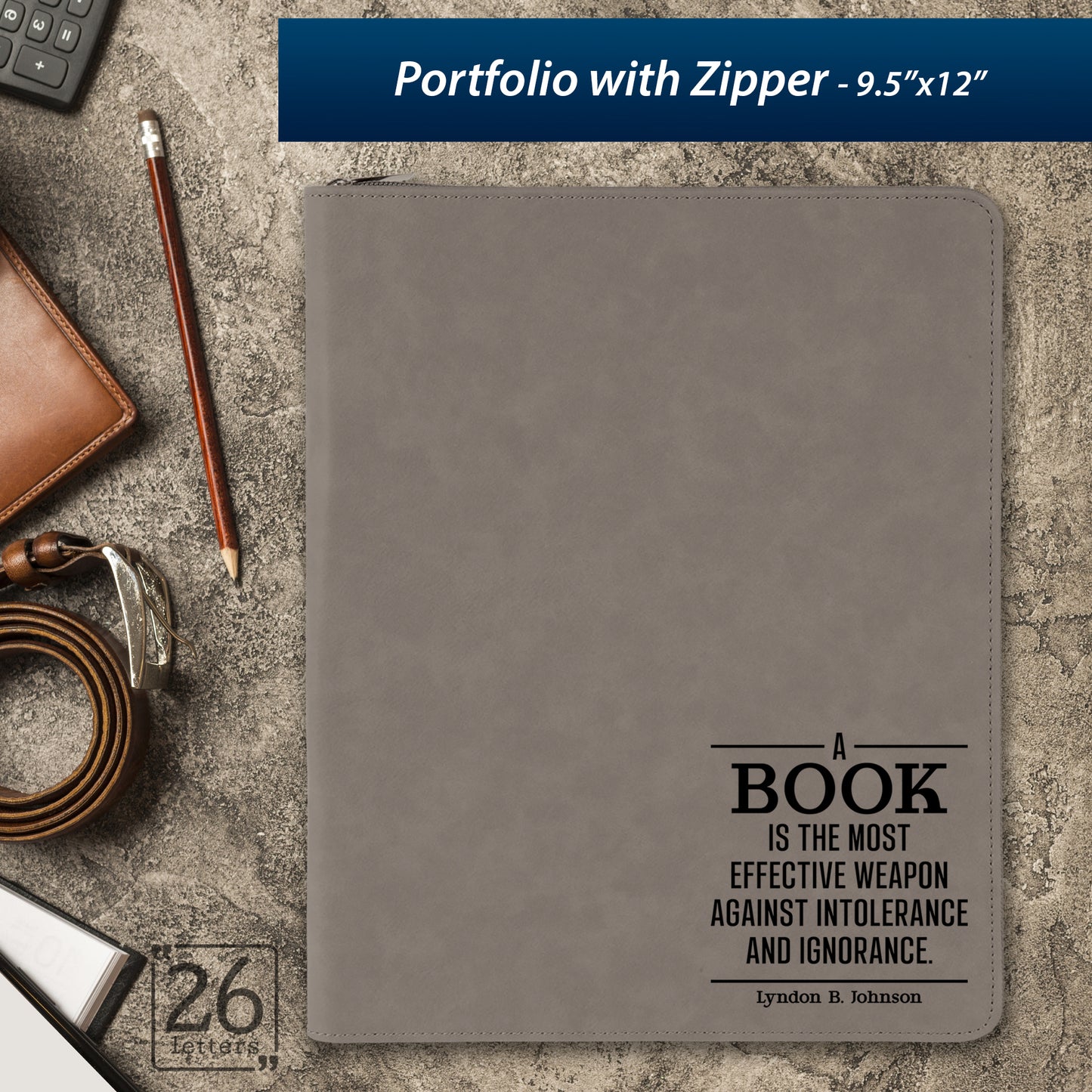 Effective Weapon ~ Zippered Portfolio