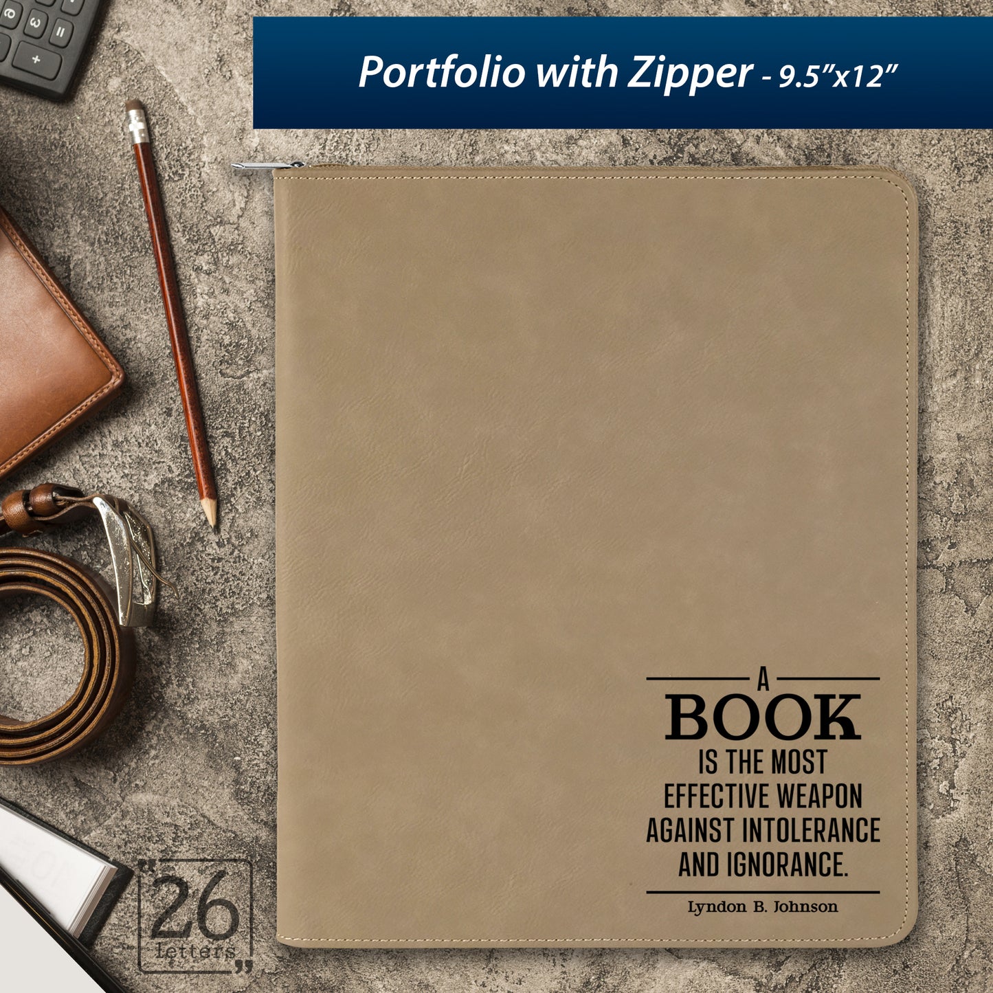 Effective Weapon ~ Zippered Portfolio