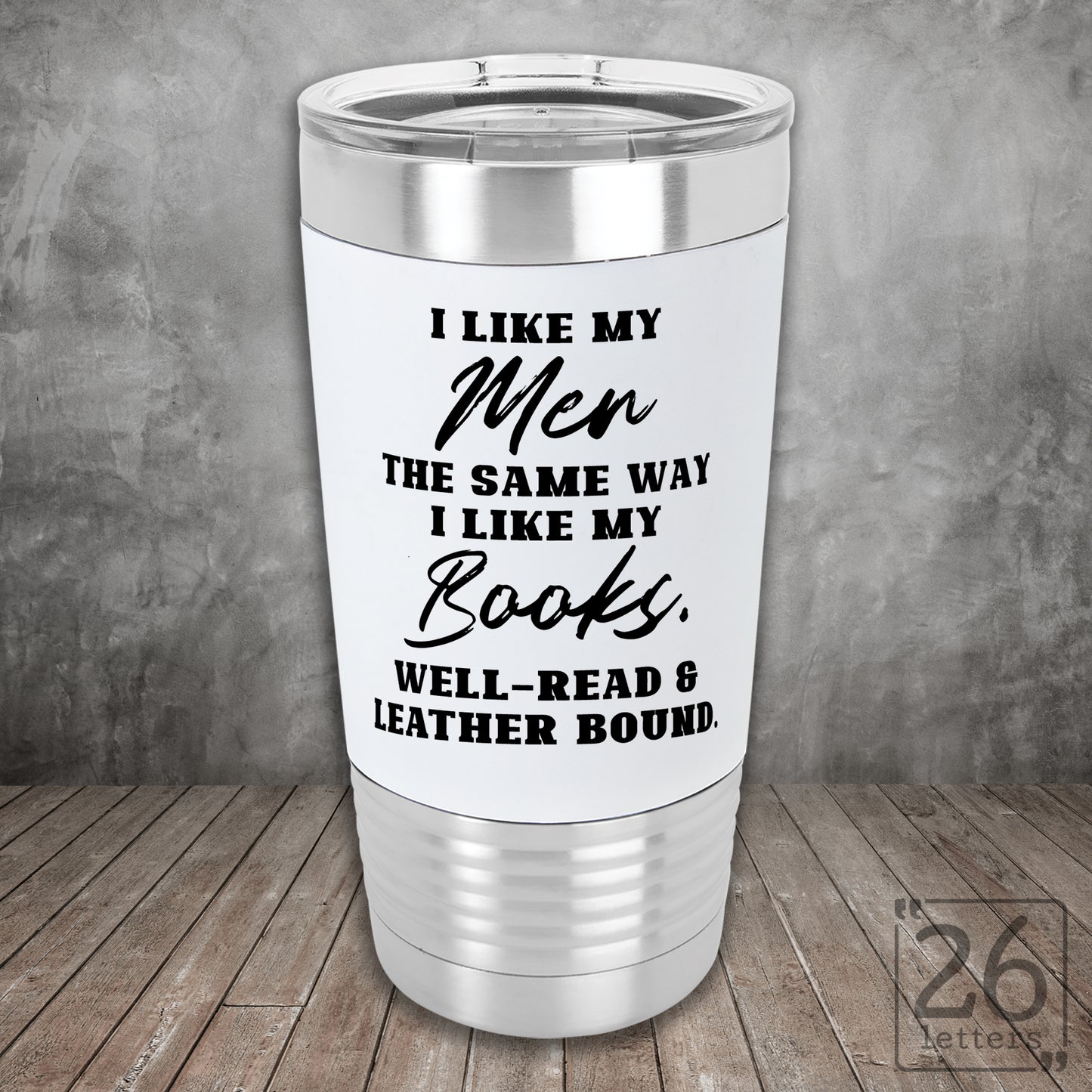 Men & Books - Silicone Grip Tumbler