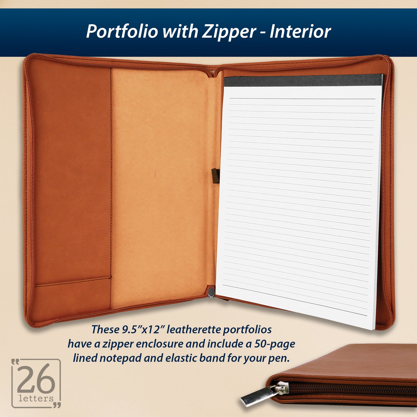 We Will All Become Stories - Zippered Portfolio