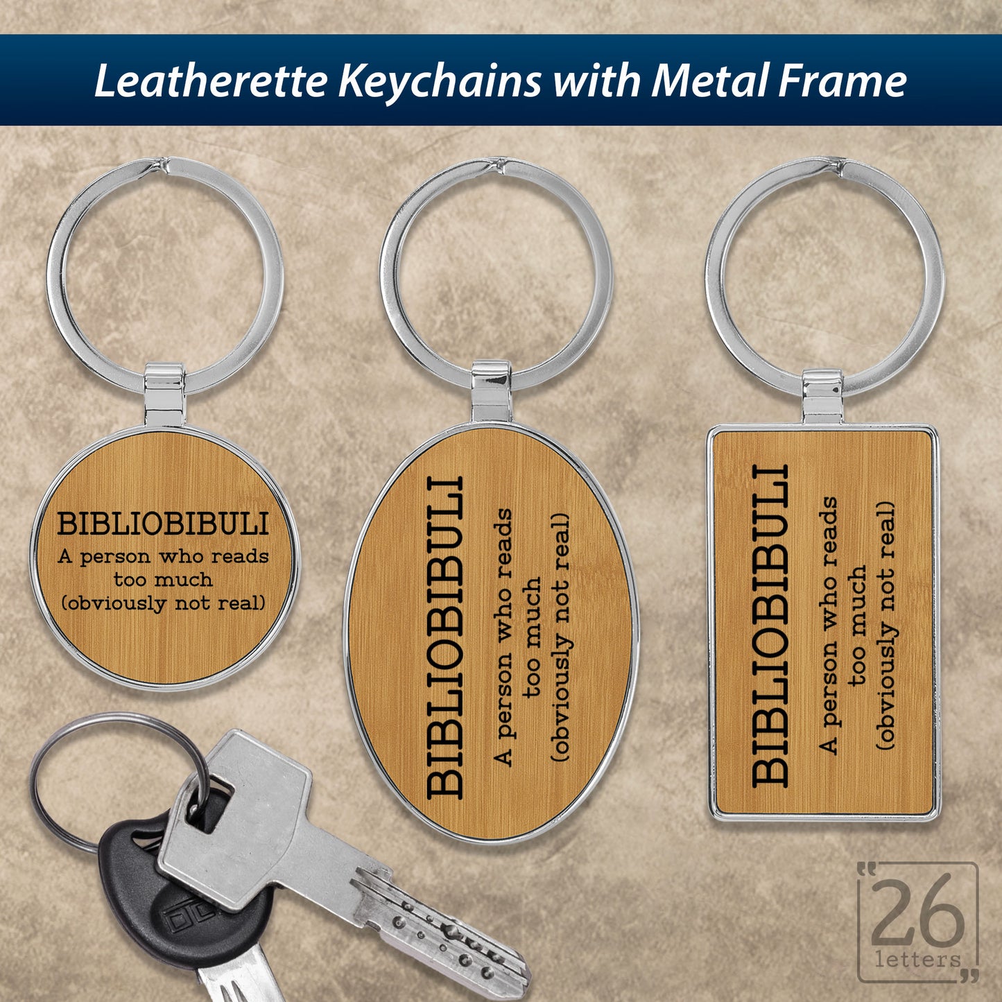Bibliobibuli - Keychains