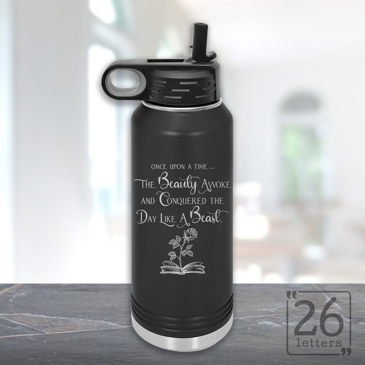 One Upon A Time... The Beauty Awoke - 32 oz Water Bottle