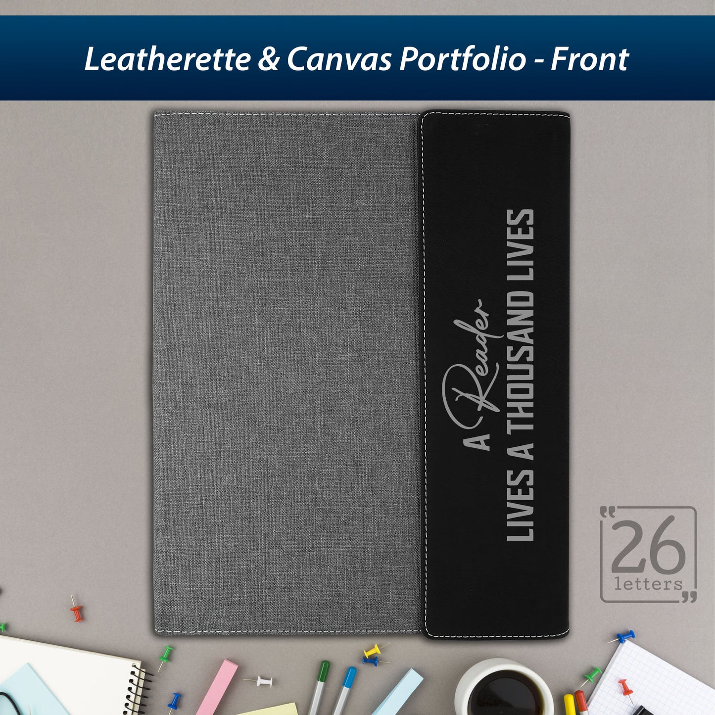 Thousand Lives - Leatherette and Canvas Portfolios