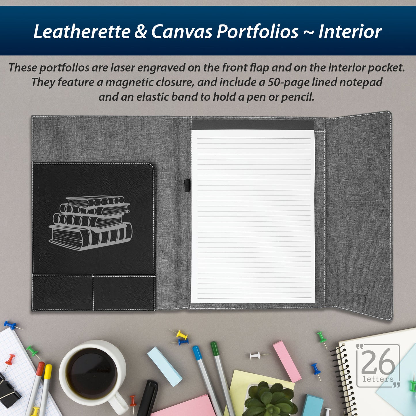 Thousand Lives - Leatherette and Canvas Portfolios
