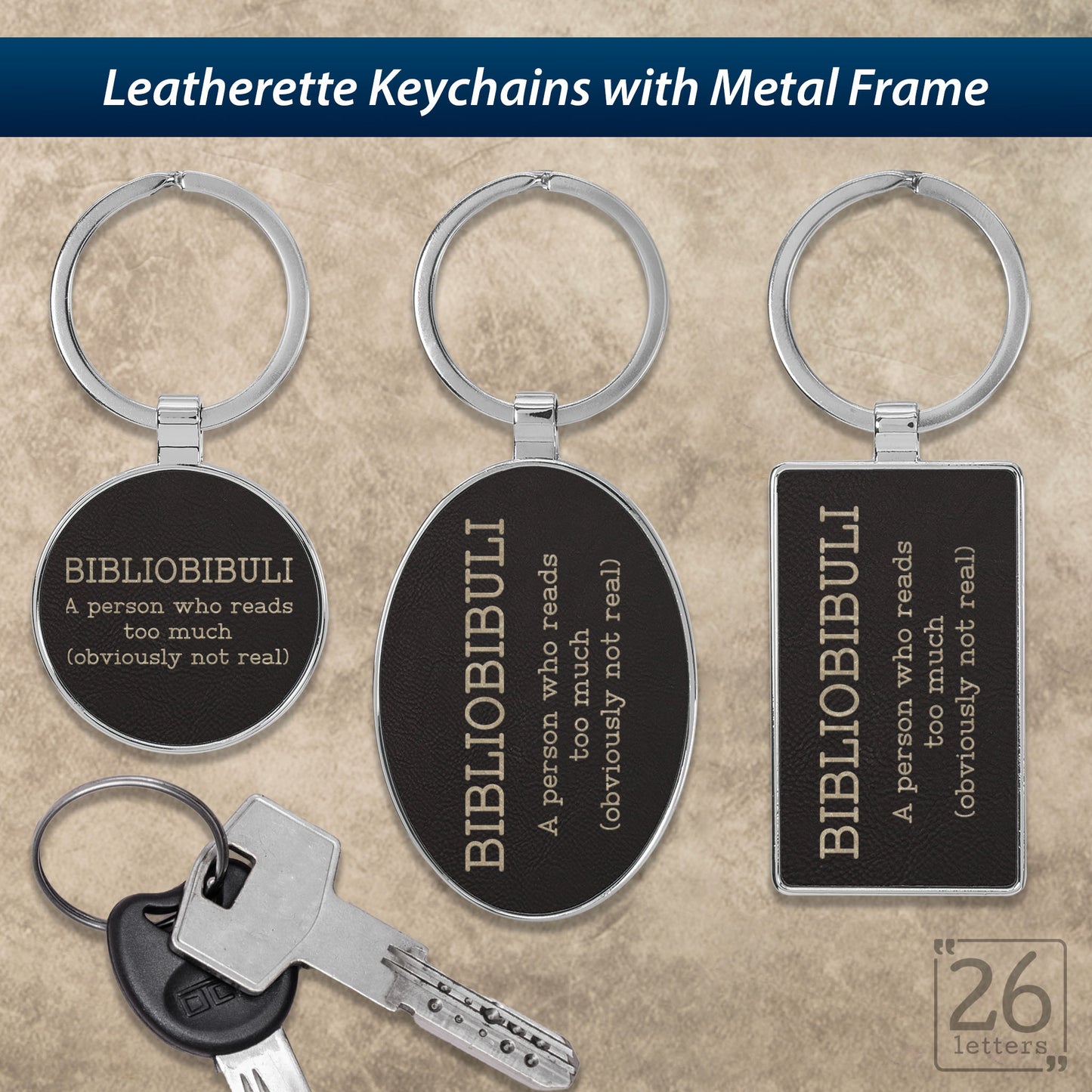Bibliobibuli - Keychains