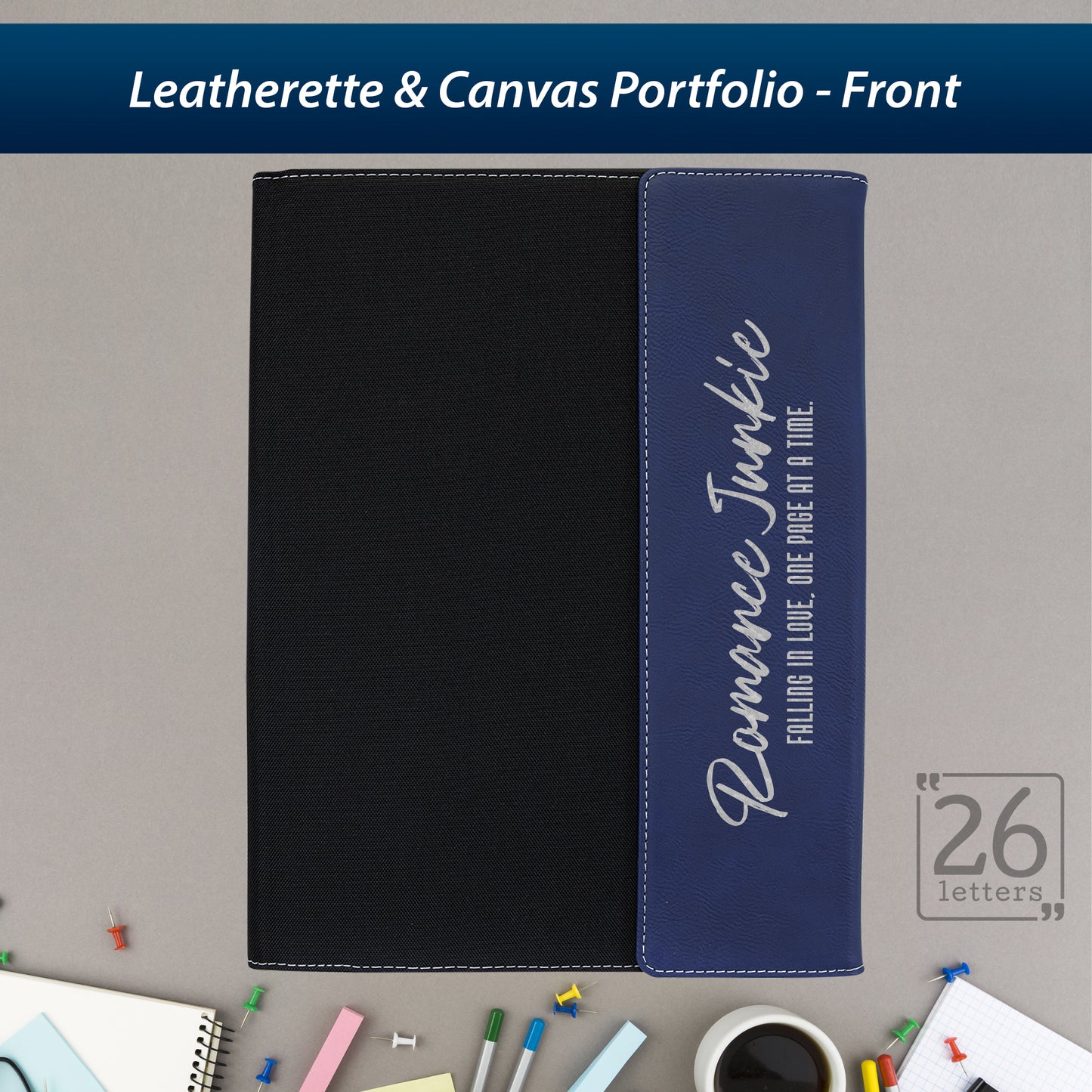Romance Junkie - Leatherette and Canvas Portfolios