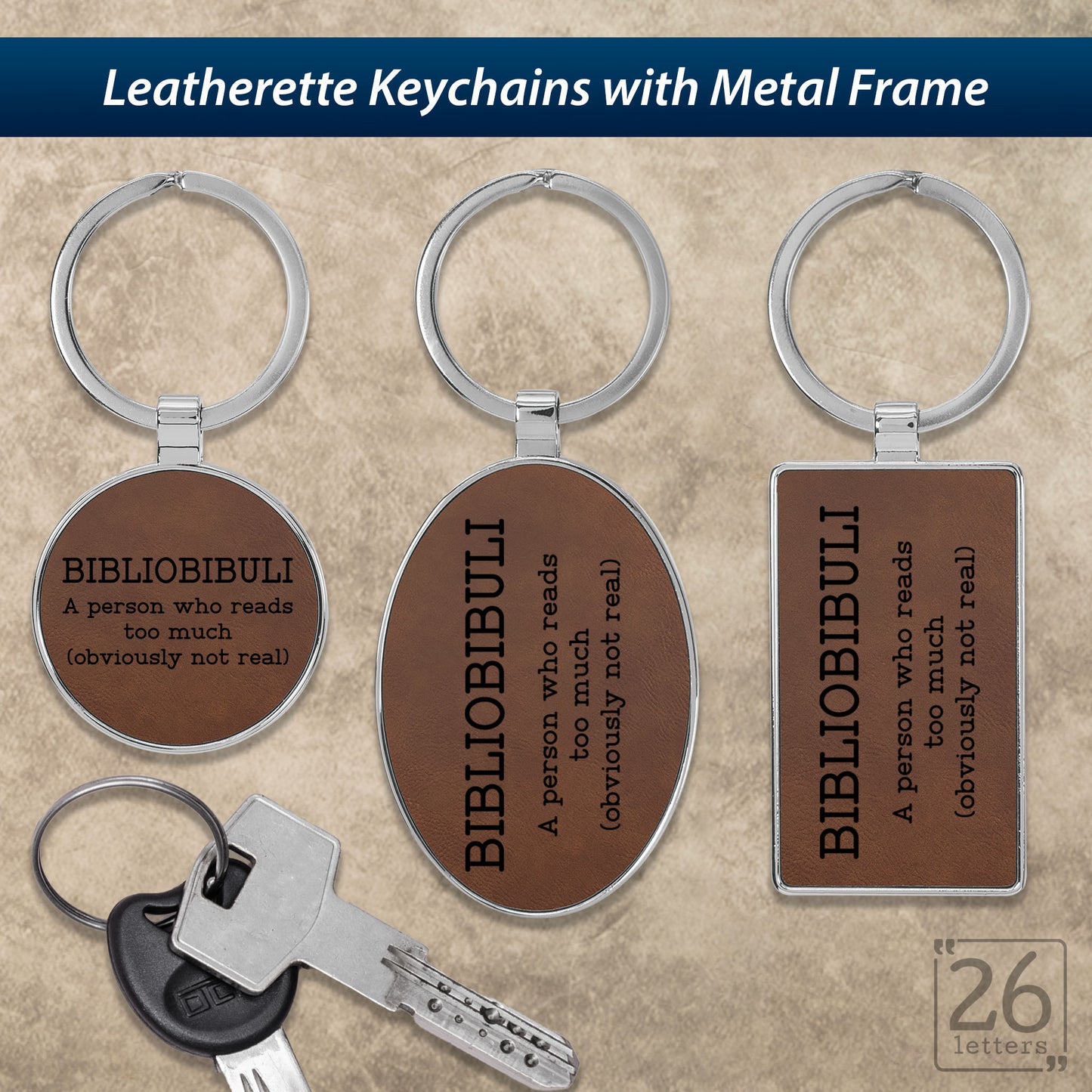 Bibliobibuli - Keychains