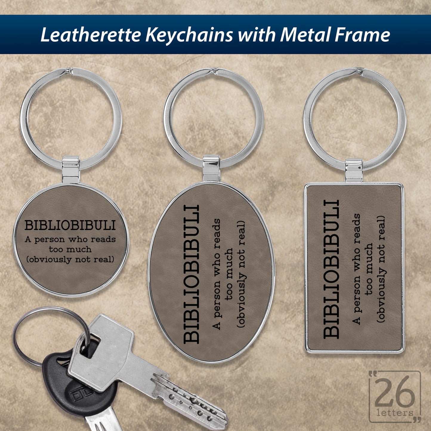 Bibliobibuli - Keychains