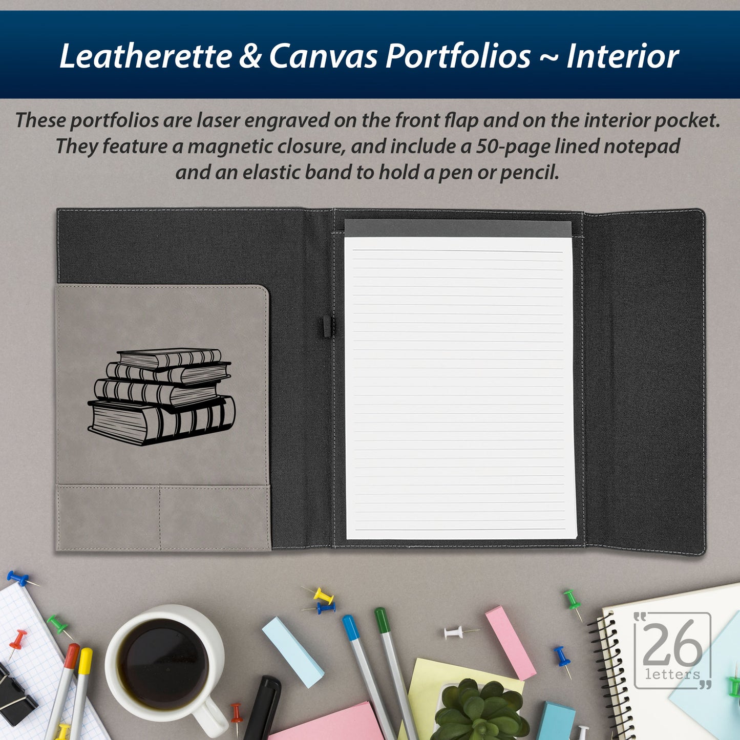 Thousand Lives - Leatherette and Canvas Portfolios