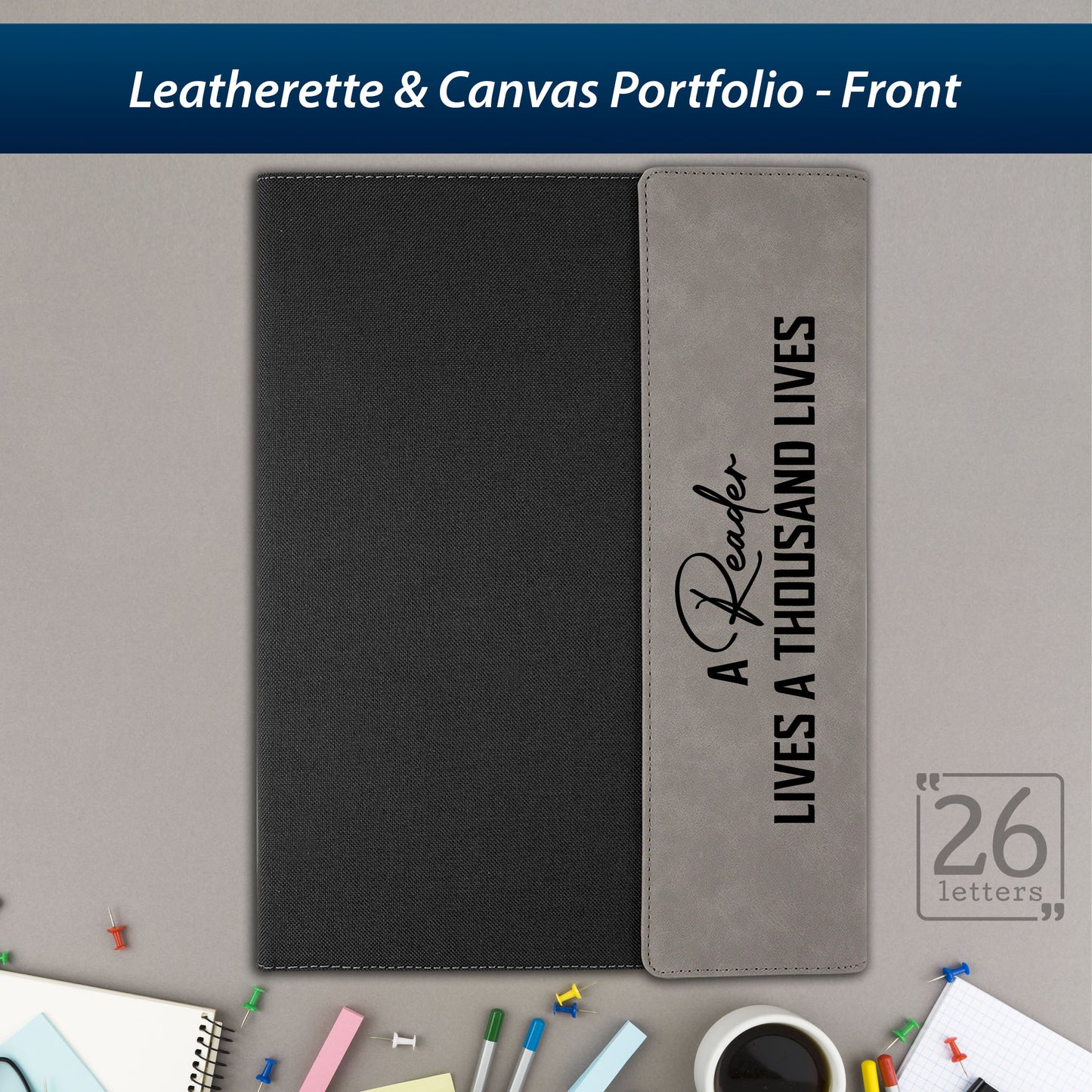 Thousand Lives - Leatherette and Canvas Portfolios