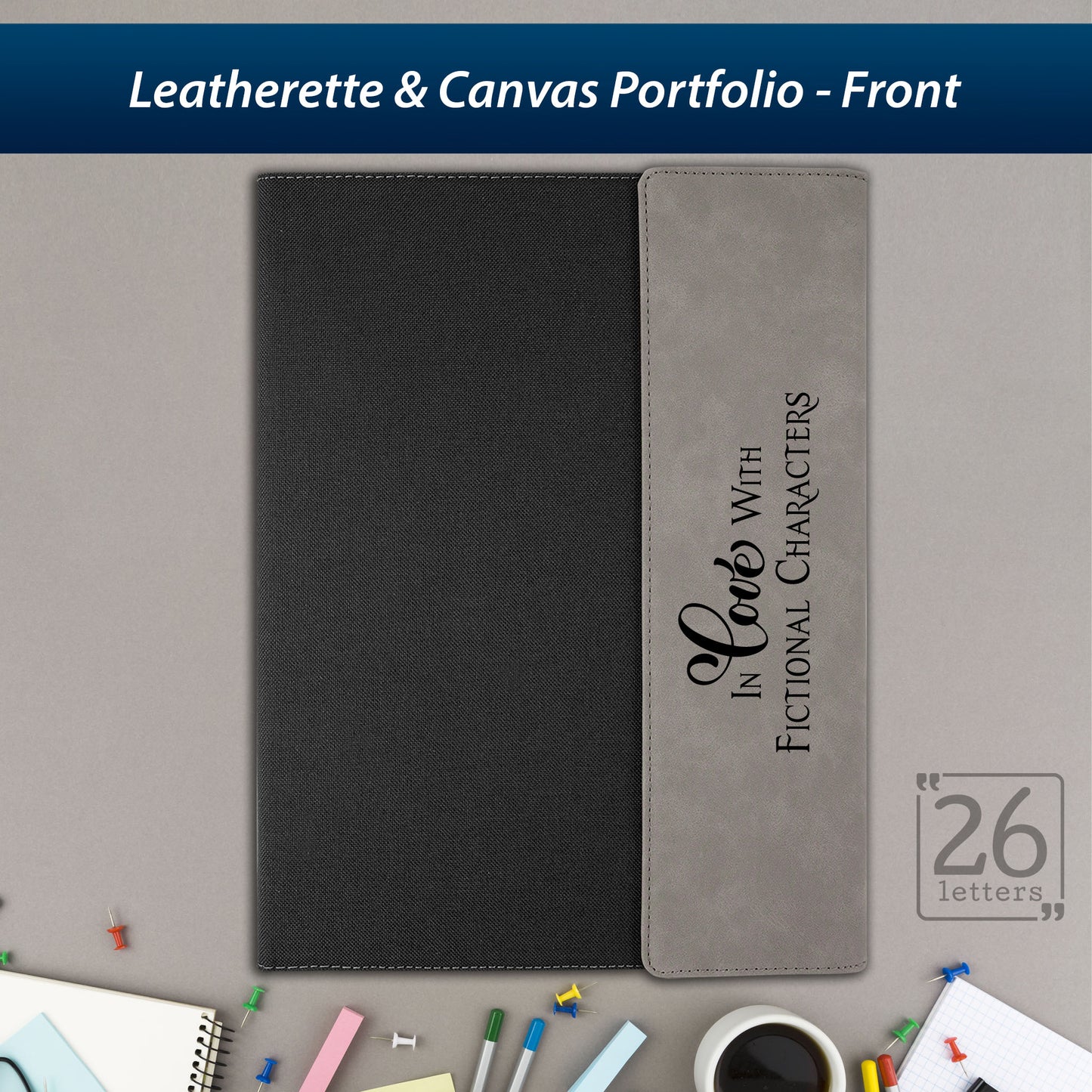 Fictional Characters - Leatherette and Canvas Portfolios