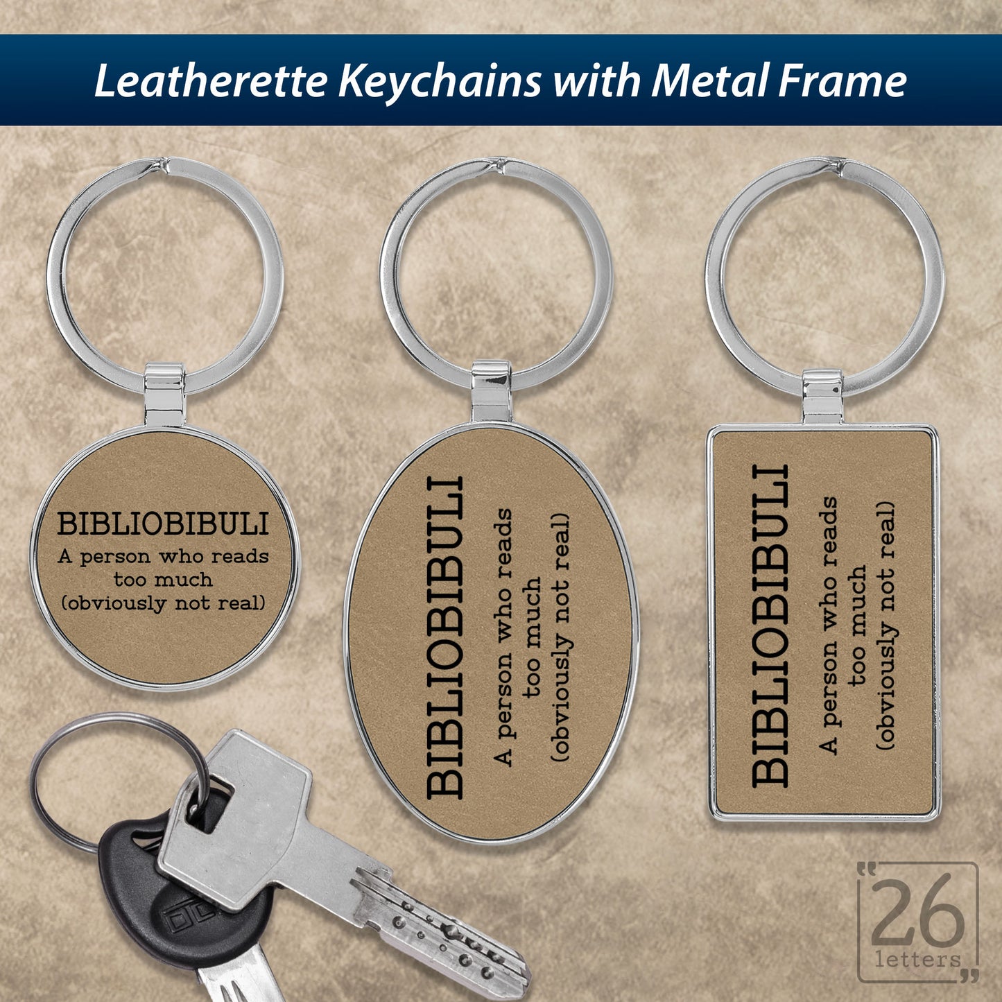 Bibliobibuli - Keychains