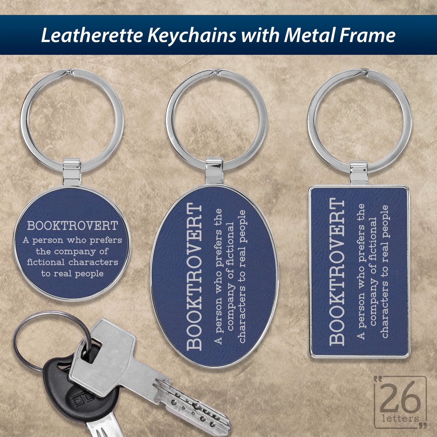 Booktrovert - Keychains