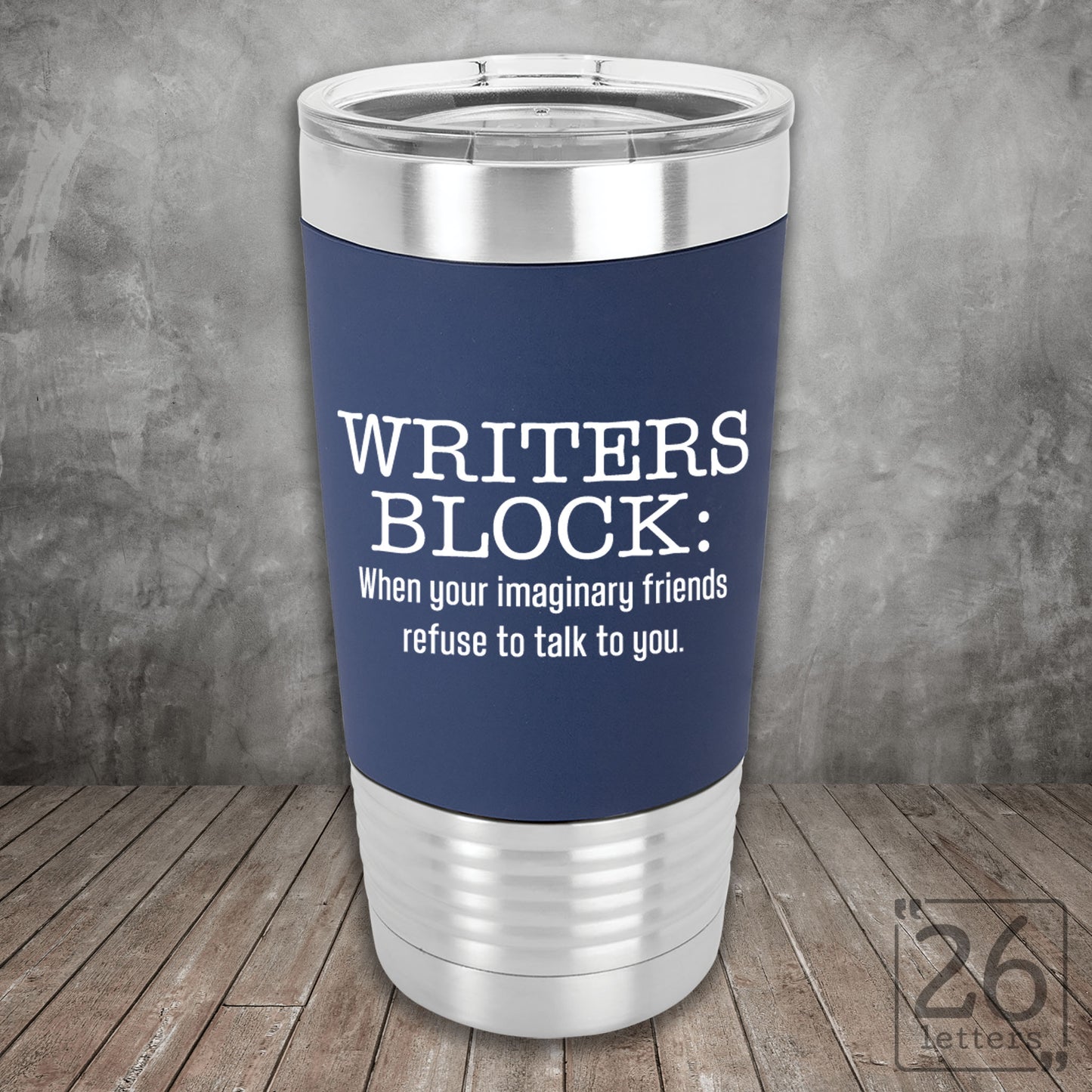 Writers Block - Silicone Grip Tumbler