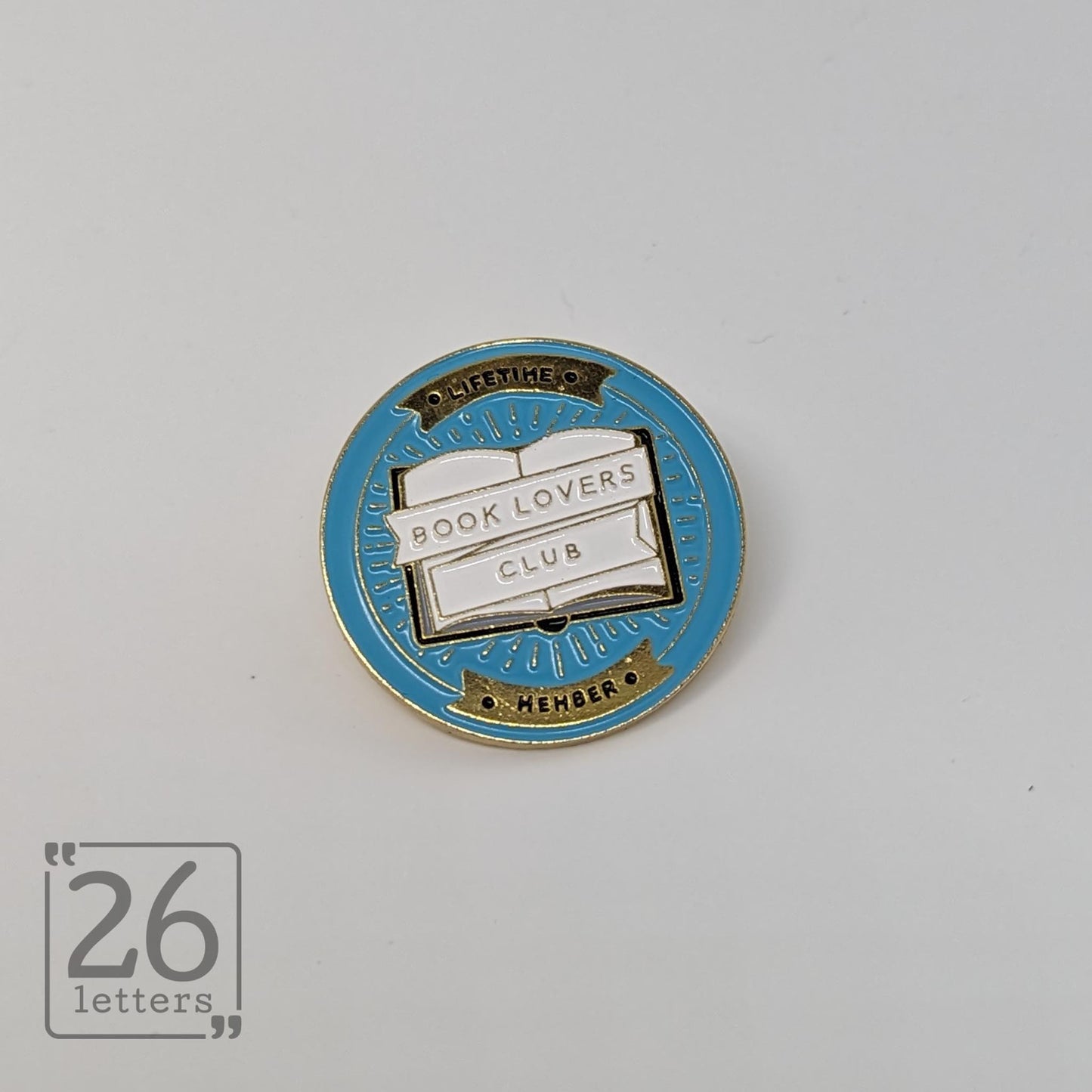 Book Lover Club Enamel Pin
