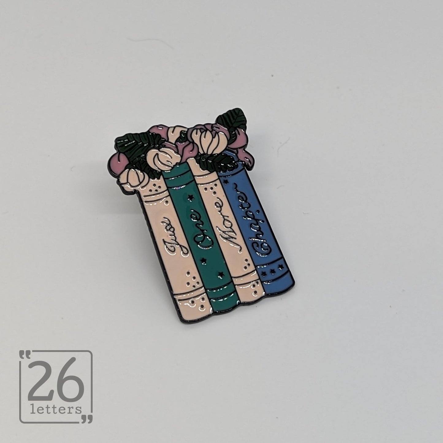 "Just One More Chapter" Enamel Book Pin
