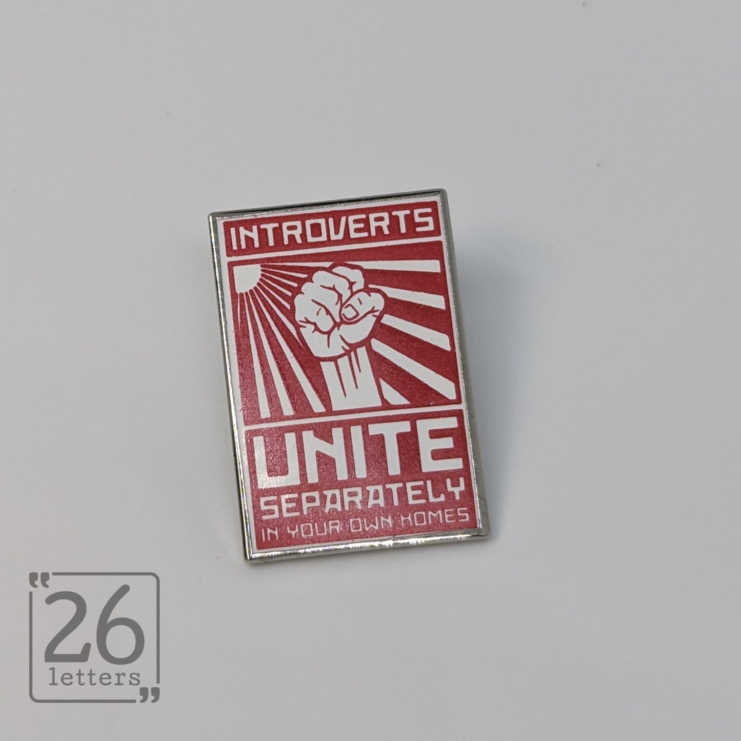 "Introverts Unite" Enamel Pin