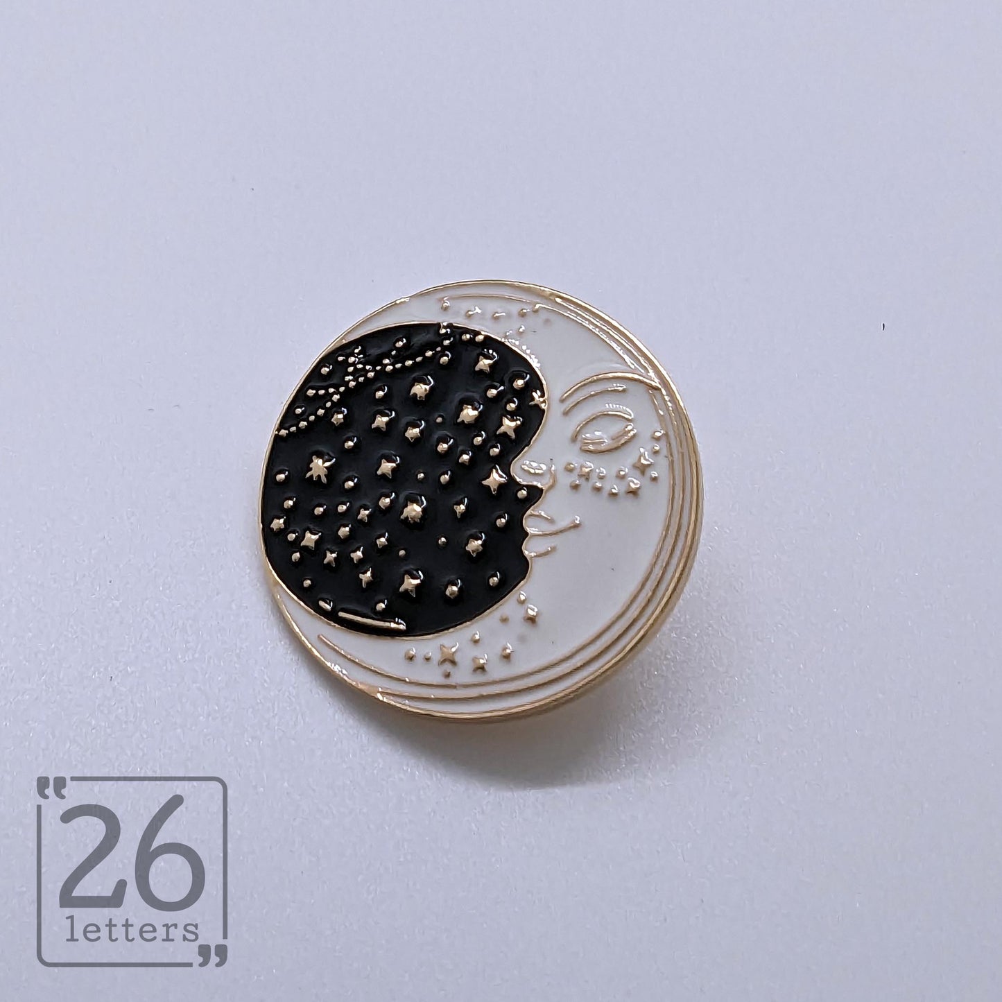 Moon & Stars Enamel Pin