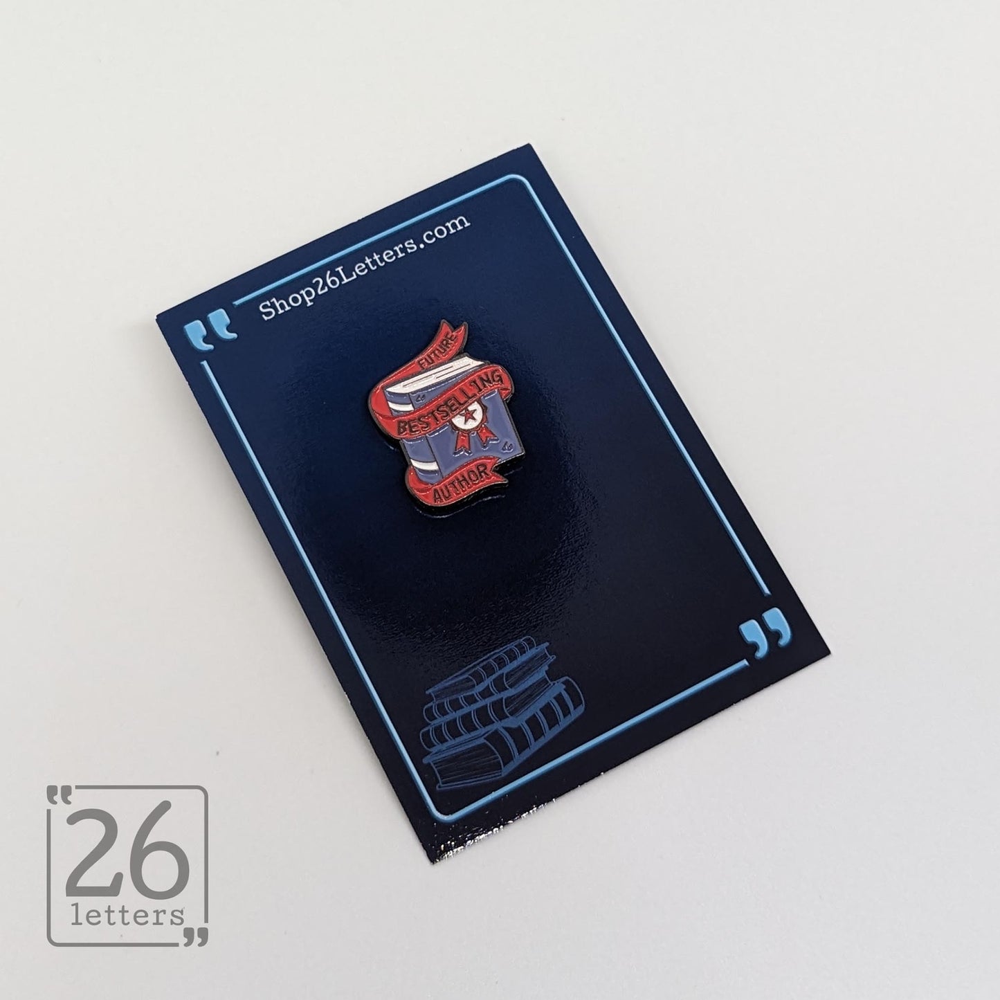 "Future Bestselling Author" Enamel Pin