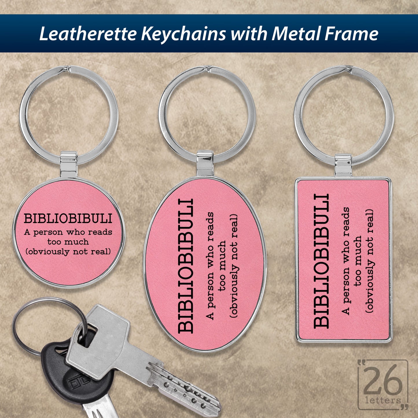 Bibliobibuli - Keychains