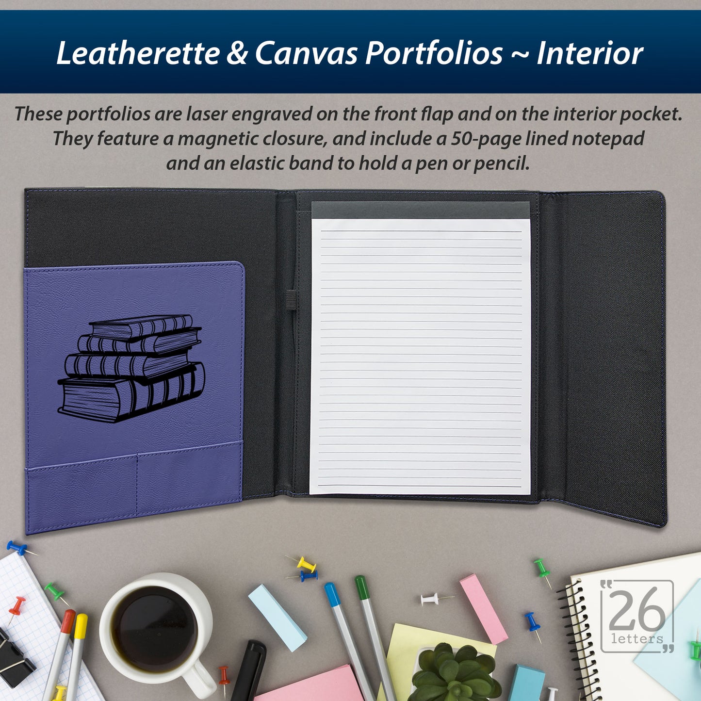Thousand Lives - Leatherette and Canvas Portfolios