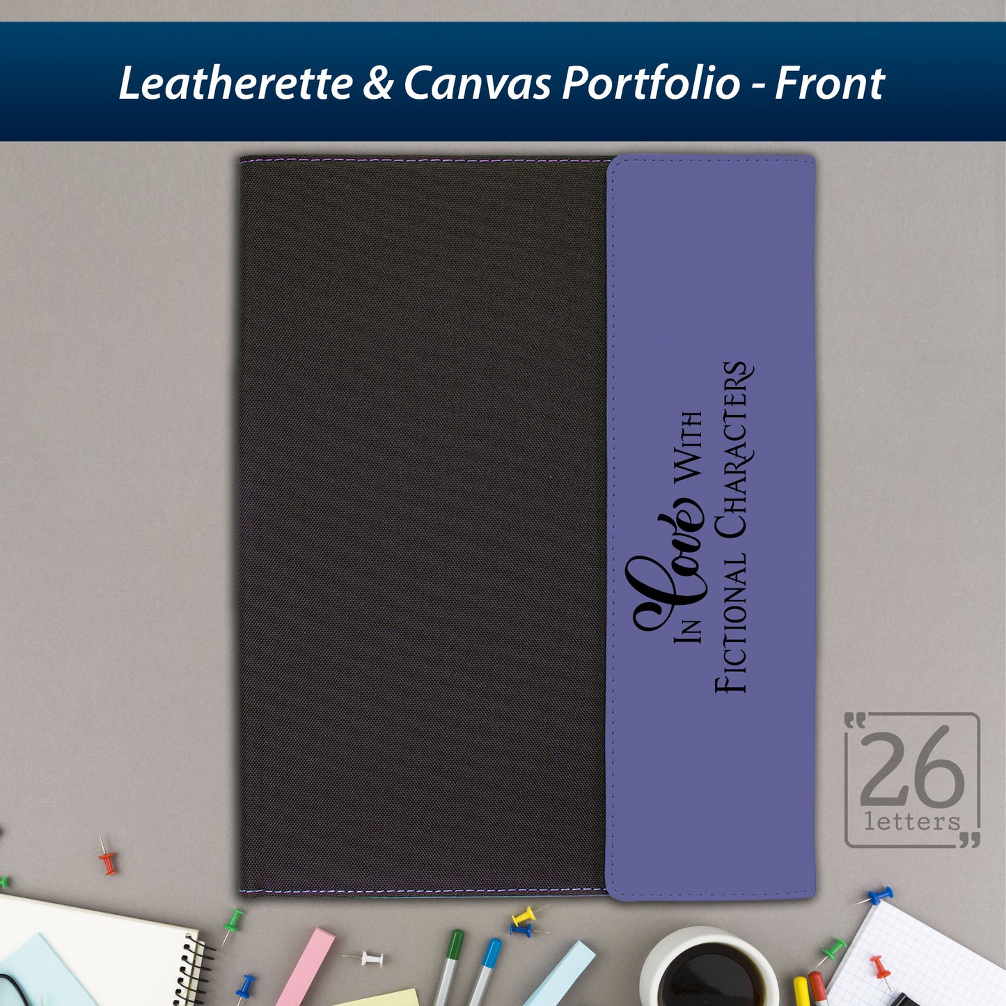Fictional Characters - Leatherette and Canvas Portfolios