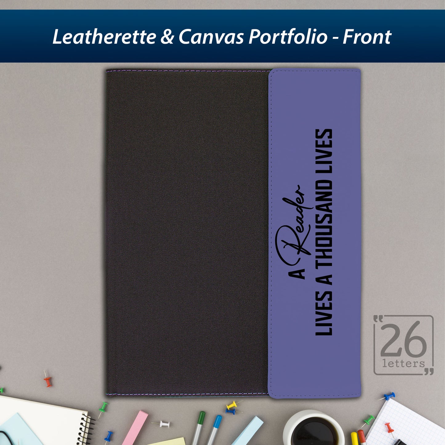 Thousand Lives - Leatherette and Canvas Portfolios