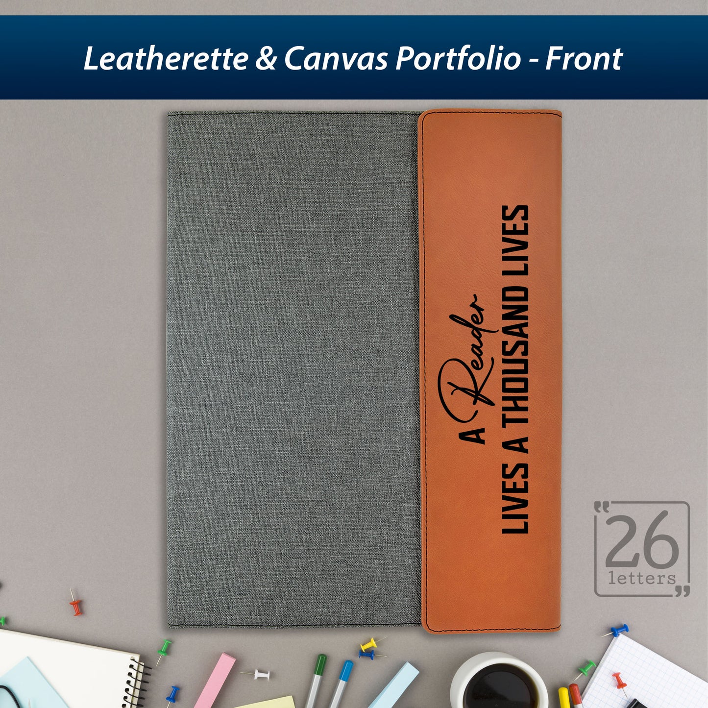 Thousand Lives - Leatherette and Canvas Portfolios