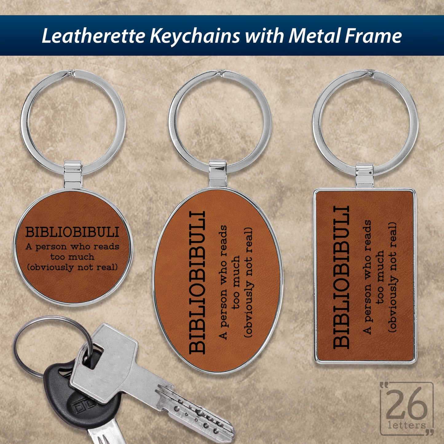 Bibliobibuli - Keychains