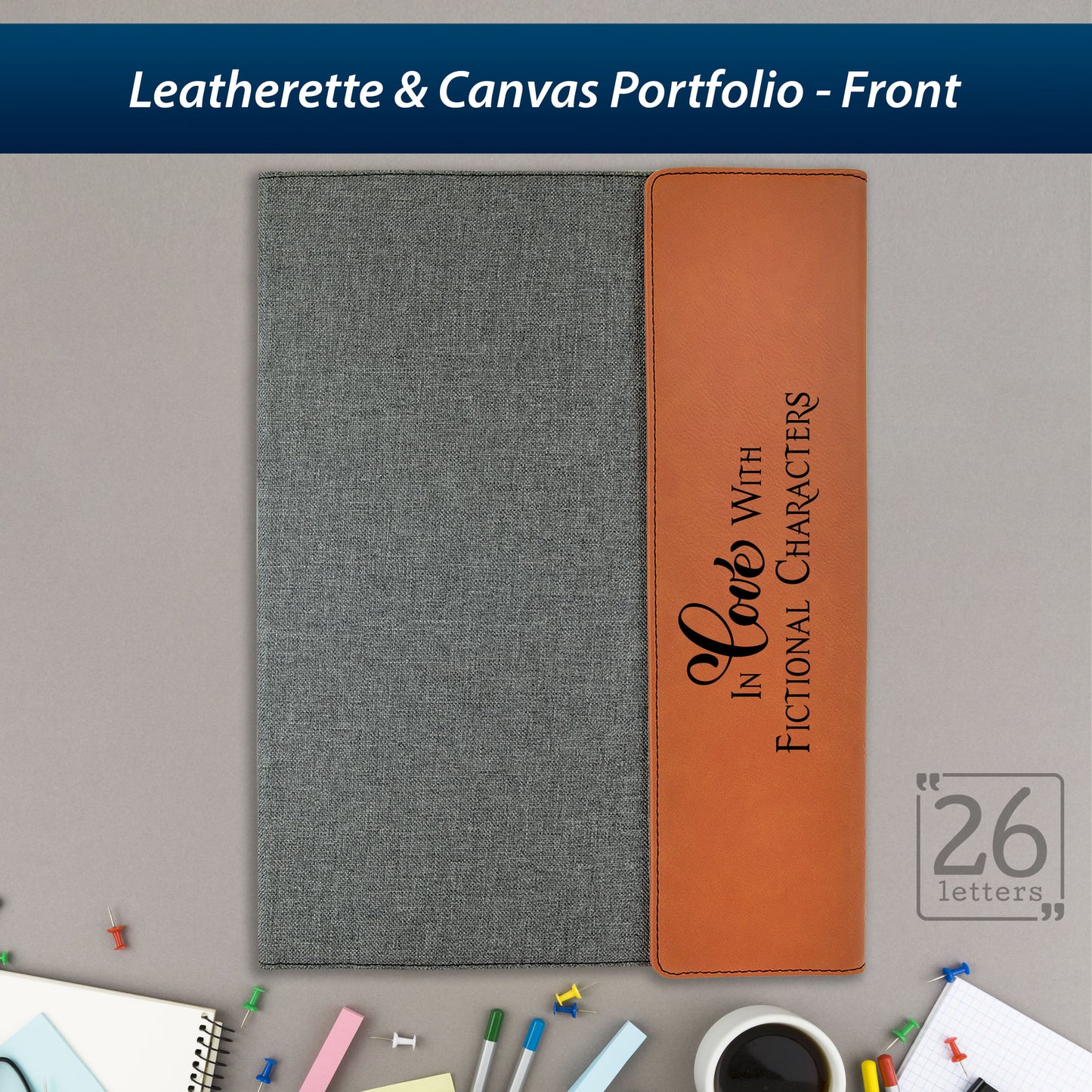 Fictional Characters - Leatherette and Canvas Portfolios