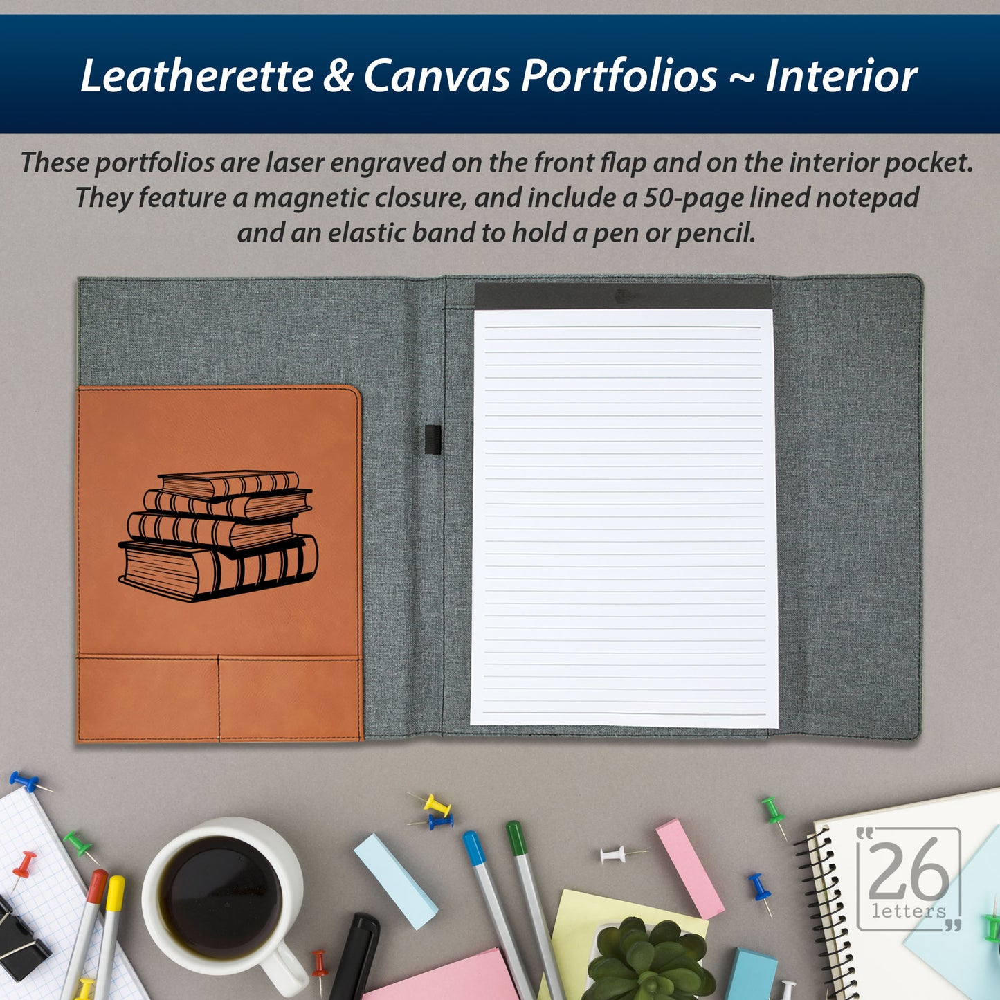 Thousand Lives - Leatherette and Canvas Portfolios