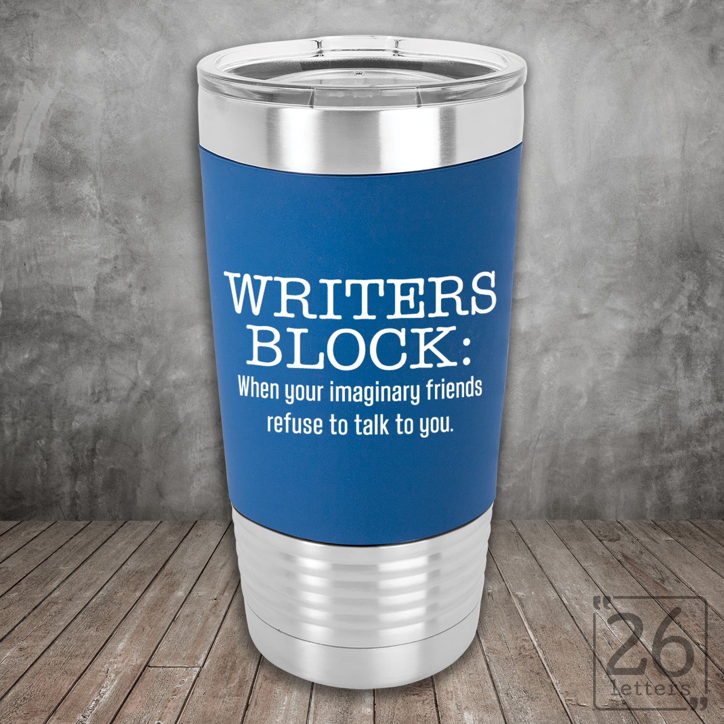 Writers Block - Silicone Grip Tumbler