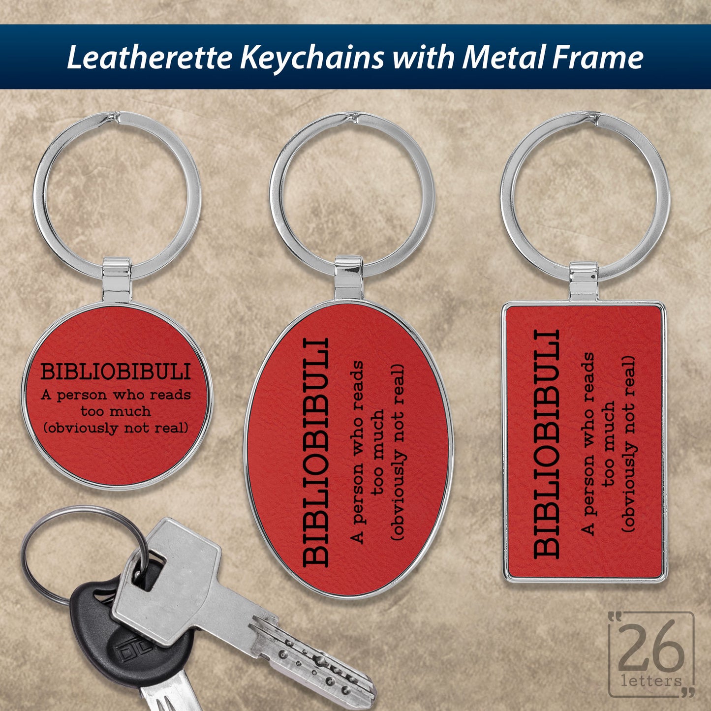 Bibliobibuli - Keychains