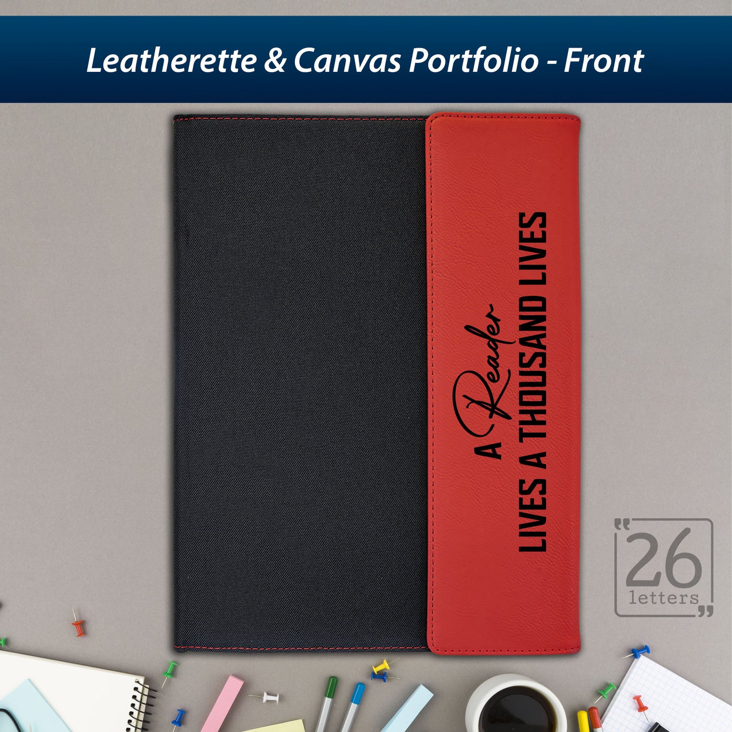 Thousand Lives - Leatherette and Canvas Portfolios